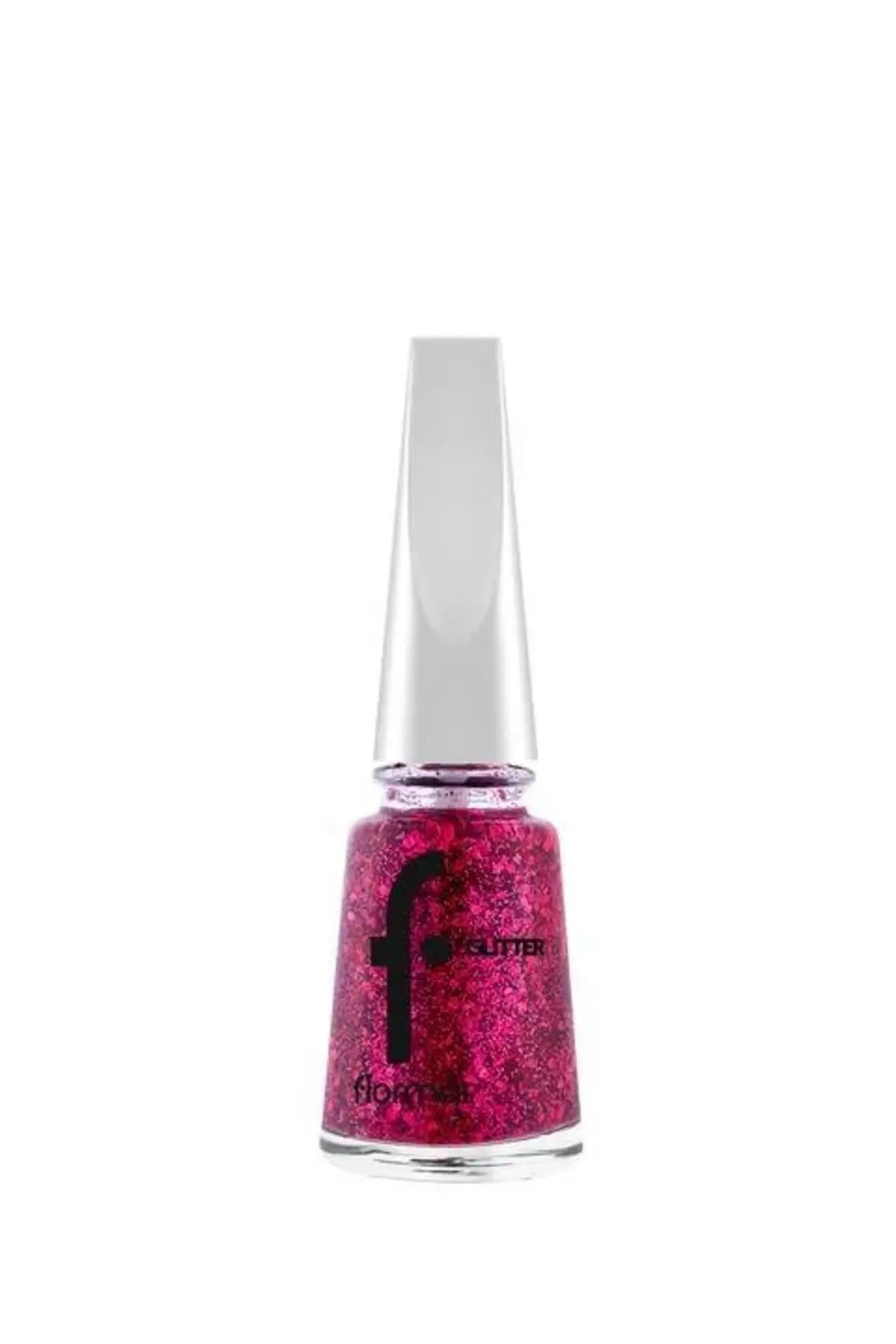 Flormar Glitter Yarı Transparan Simli Oje – GL03 Ruby Light