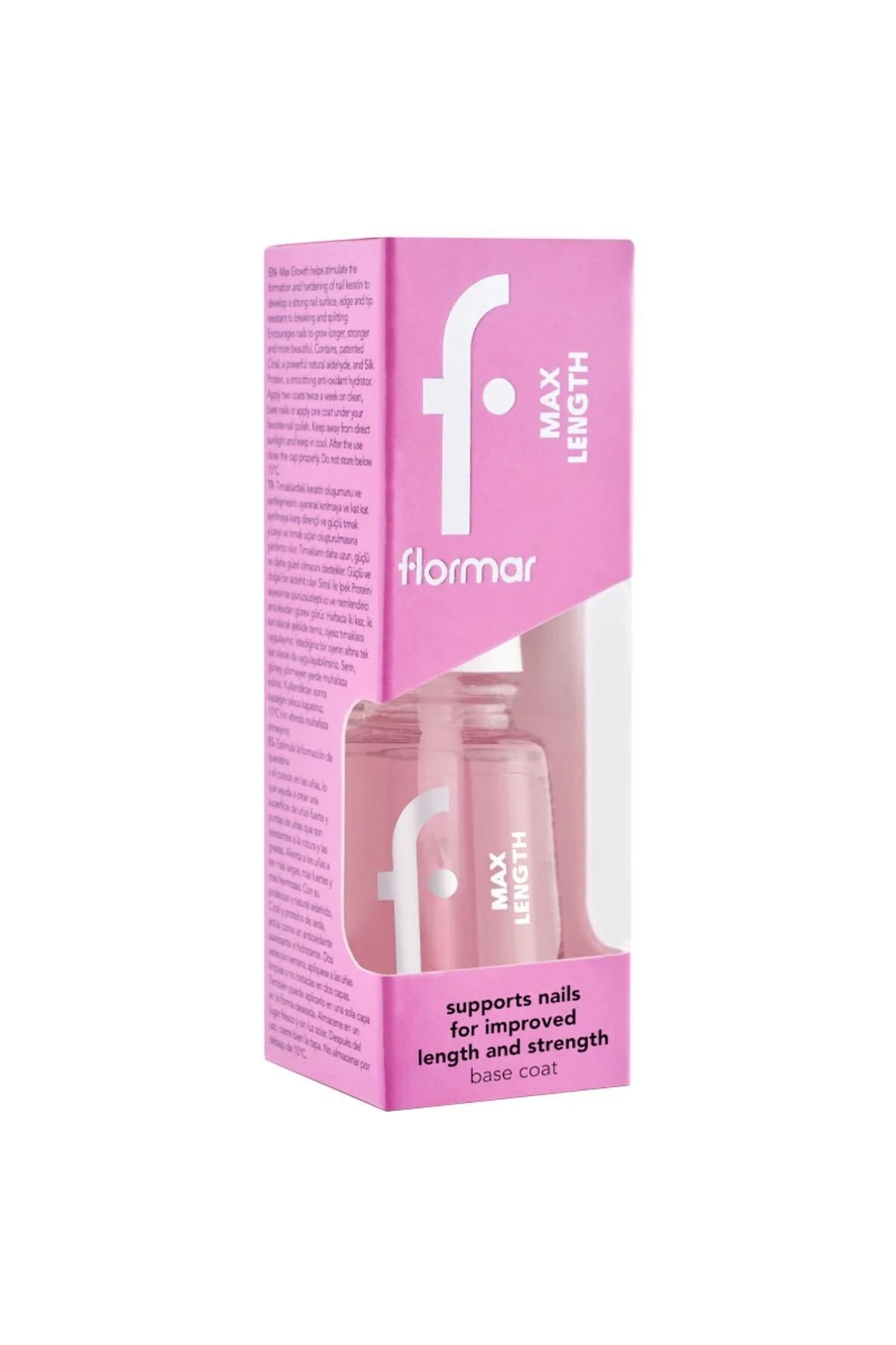 Flormar Max Lenght Güçlendirici Etkili Baz Oje