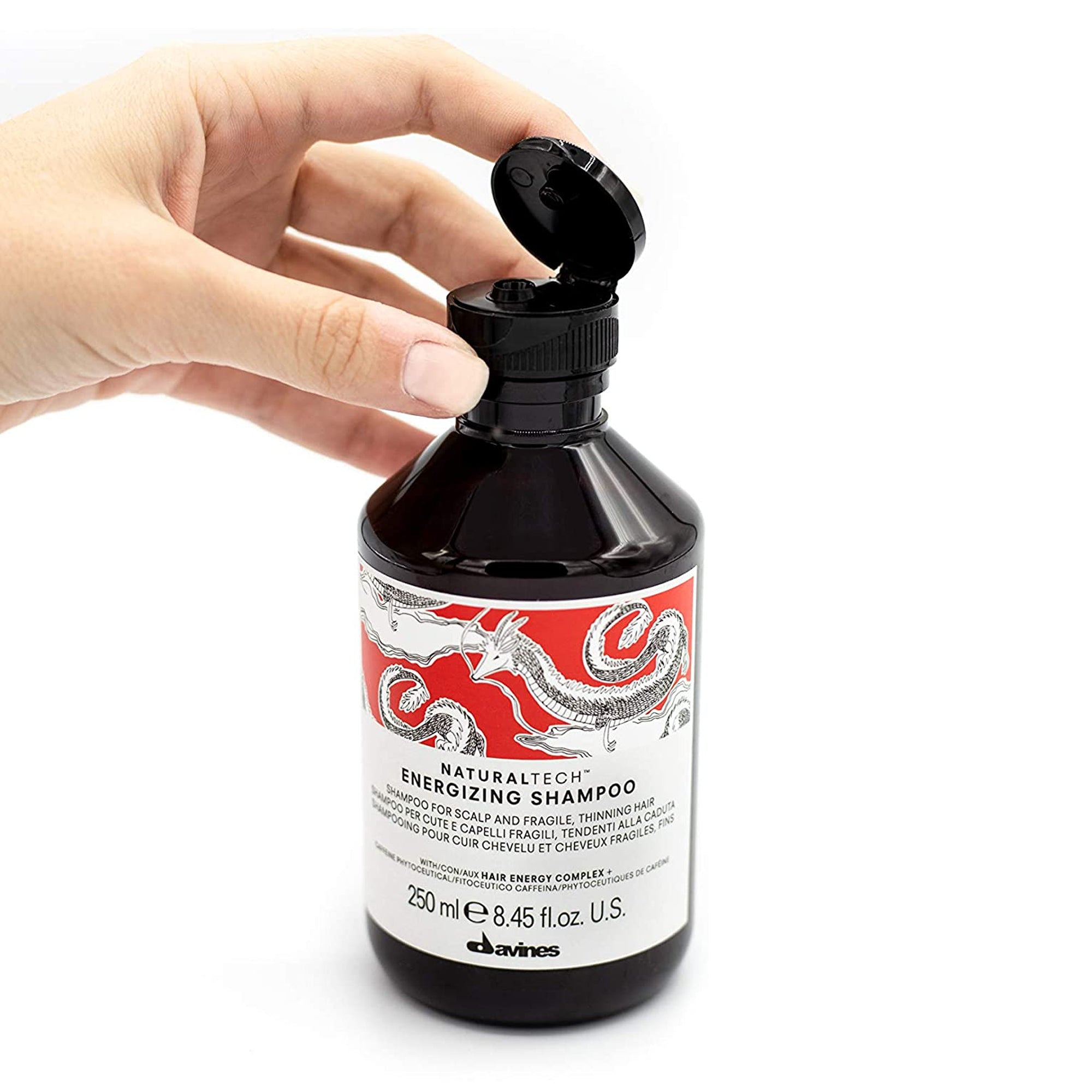 Davines Energizing Dökülme Önleyici Şampuan kullanım görseli