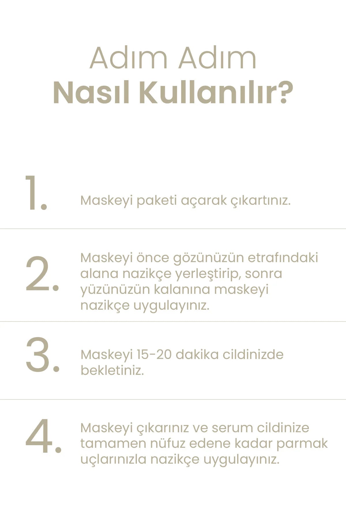 Dermal Pirinç Özlü Tek Kullanımlık Kağıt Yüz Maskesi (Rice)