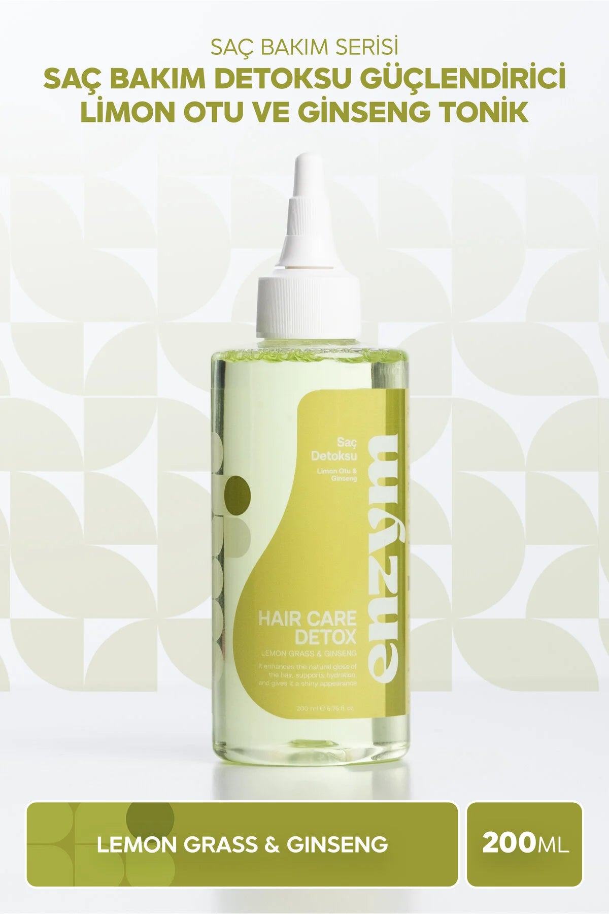 Enzym Cosmetics Limon Otu & Ginseng Saç Toniği 200 ml