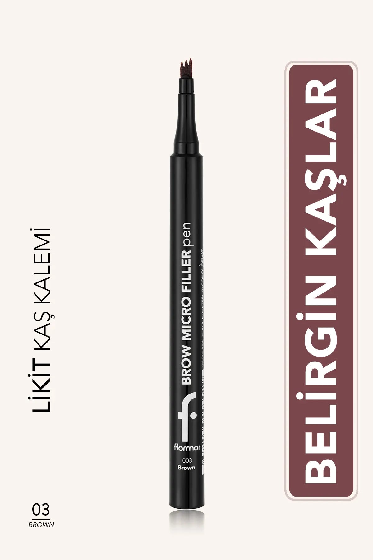 Flormar Brow Micro Filler Pen – 03 Brown