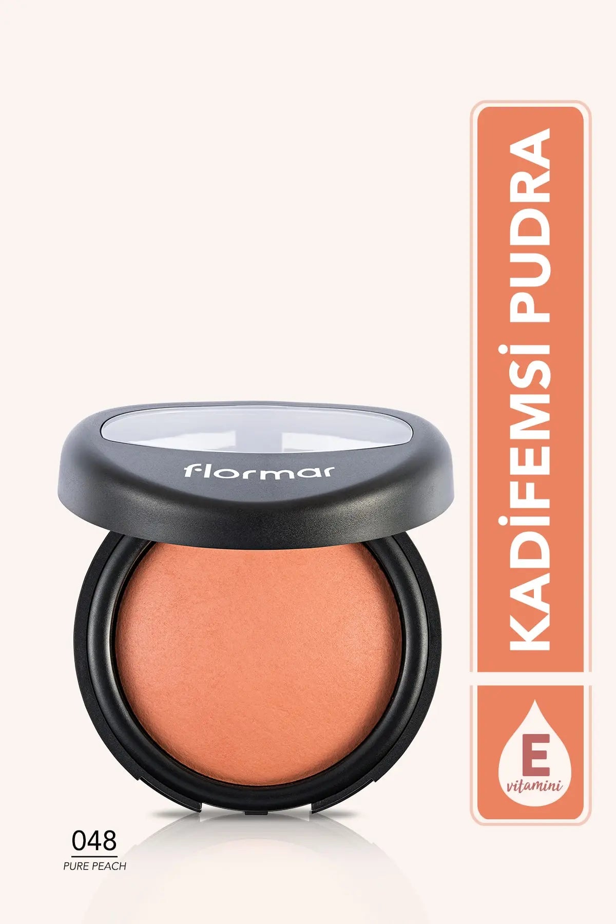 Flormar Baked Blush-On Pişmiş Allık - 048 Pure Peach