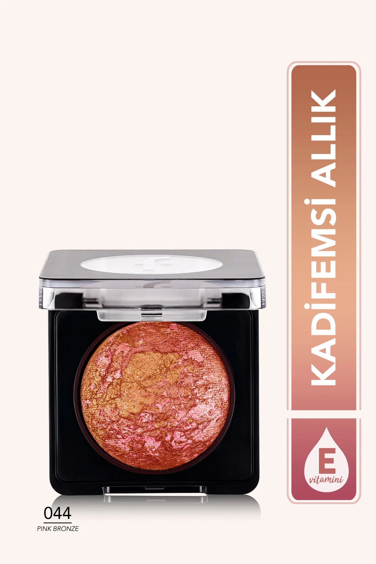 Flormar Baked Allık 044 Pink Bronze önden görünüm