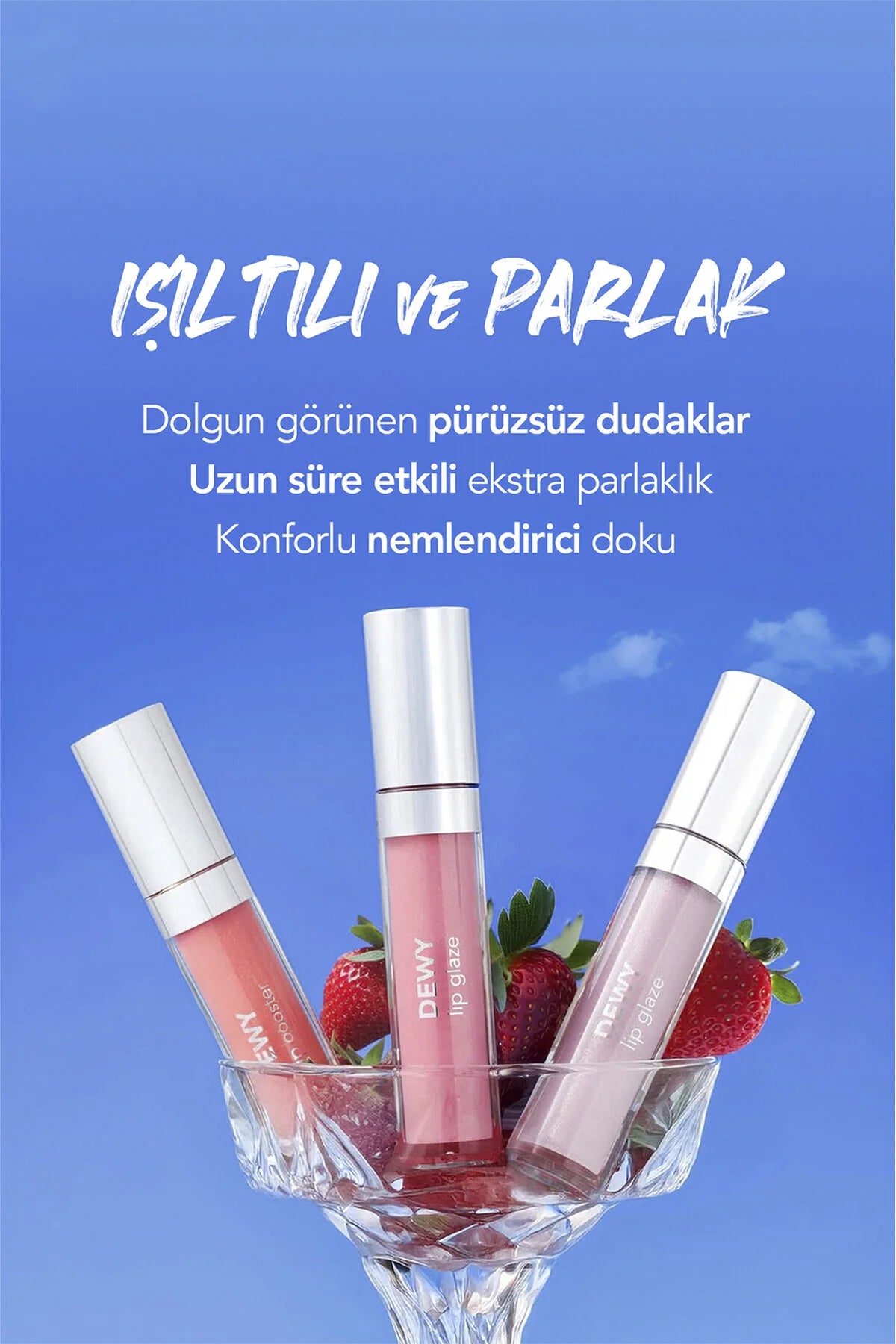 Flormar Dewy Lip Glaze Nemlendirici Yarı Transparan Dudak Parlatıcısı – 021 Shine Today
