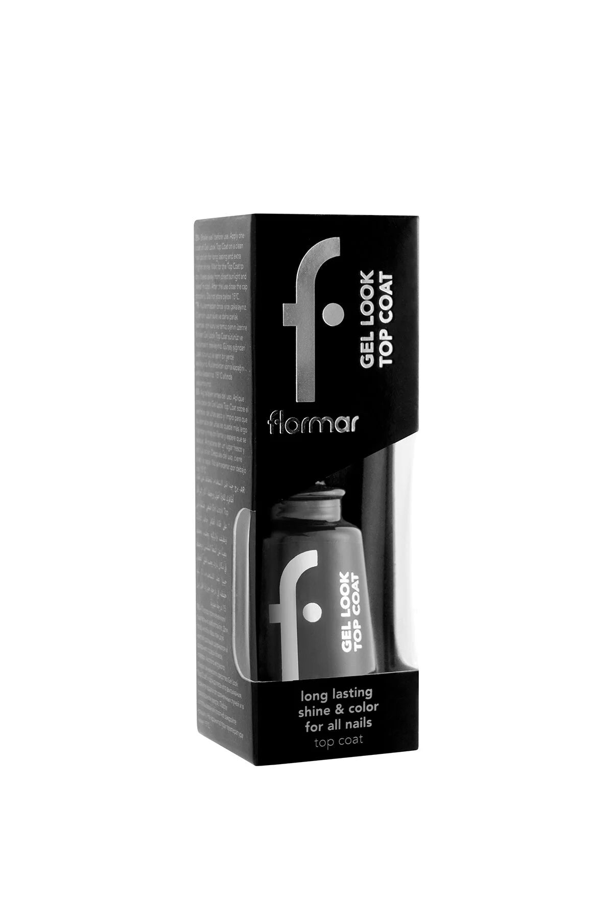 Flormar Gel Look Top Coat kullanım görseli