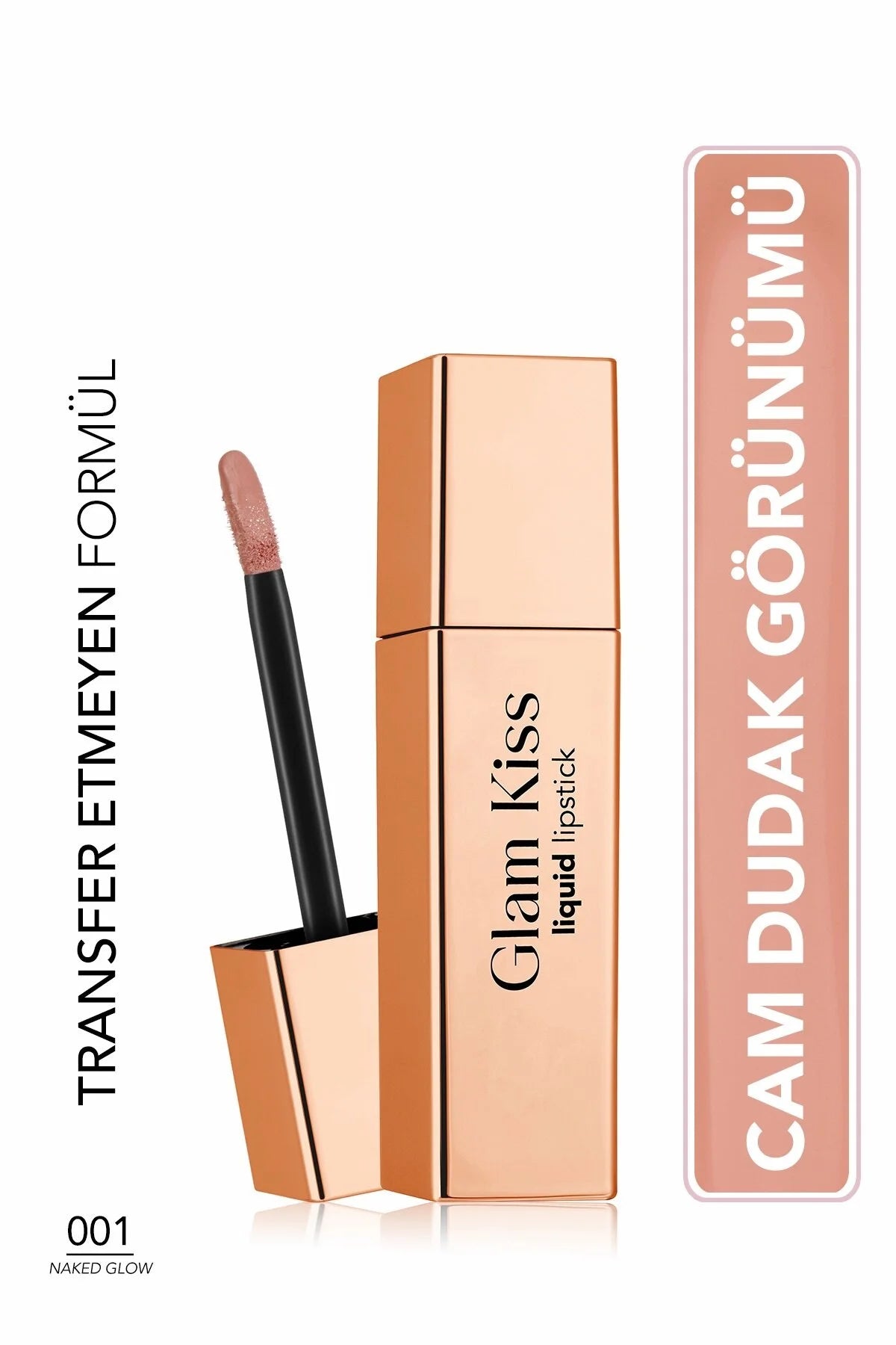 Flormar Glam Kiss Ruj Naked Glow ambalaj görünümü