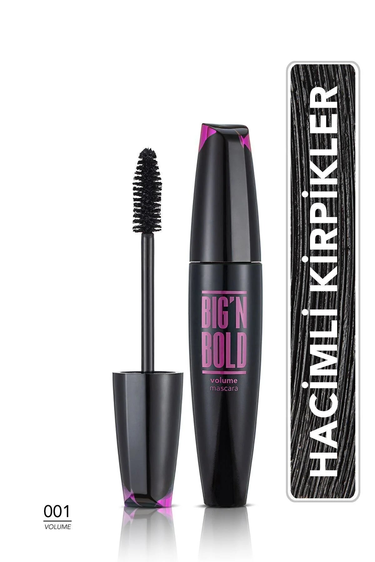 Flormar Big N Bold Hacim Veren Maskara – 001 Siyah