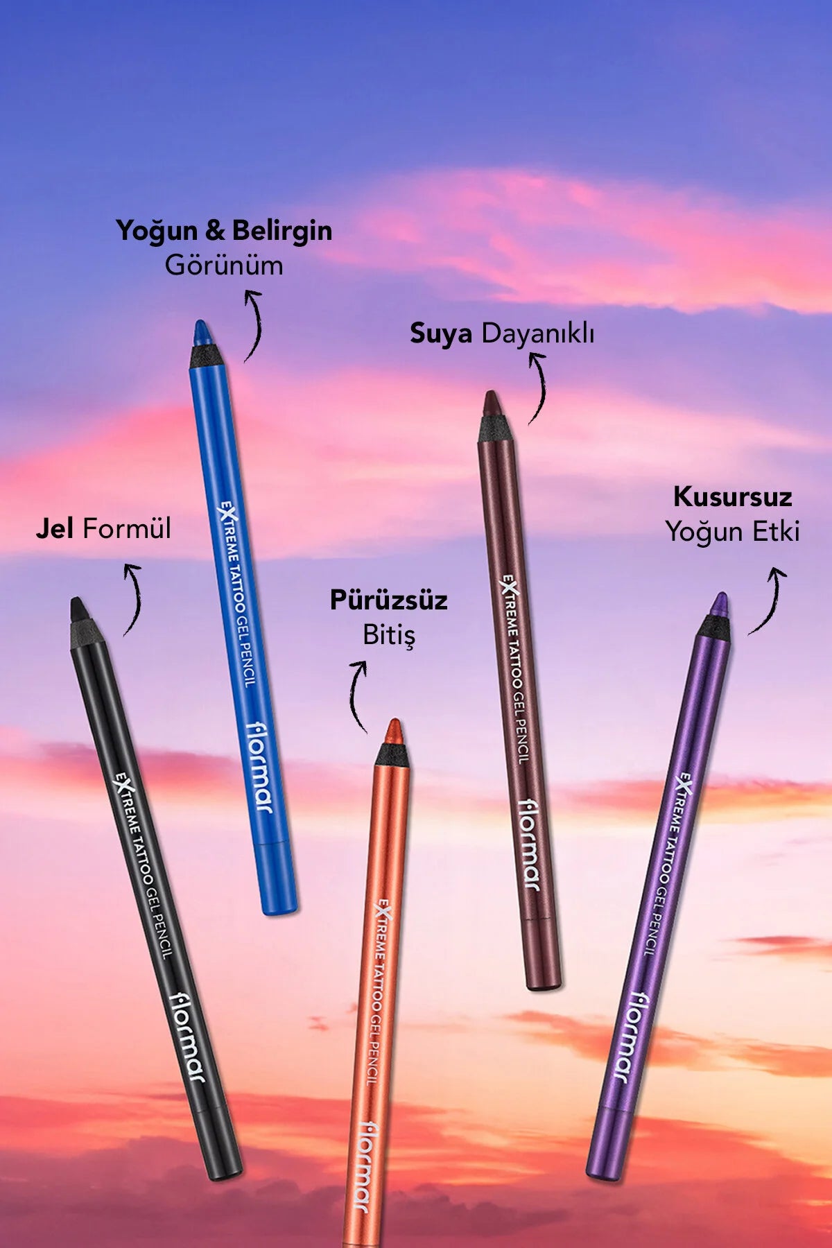 Flormar Extreme Tattoo Gel Pencil ambalaj görünümü