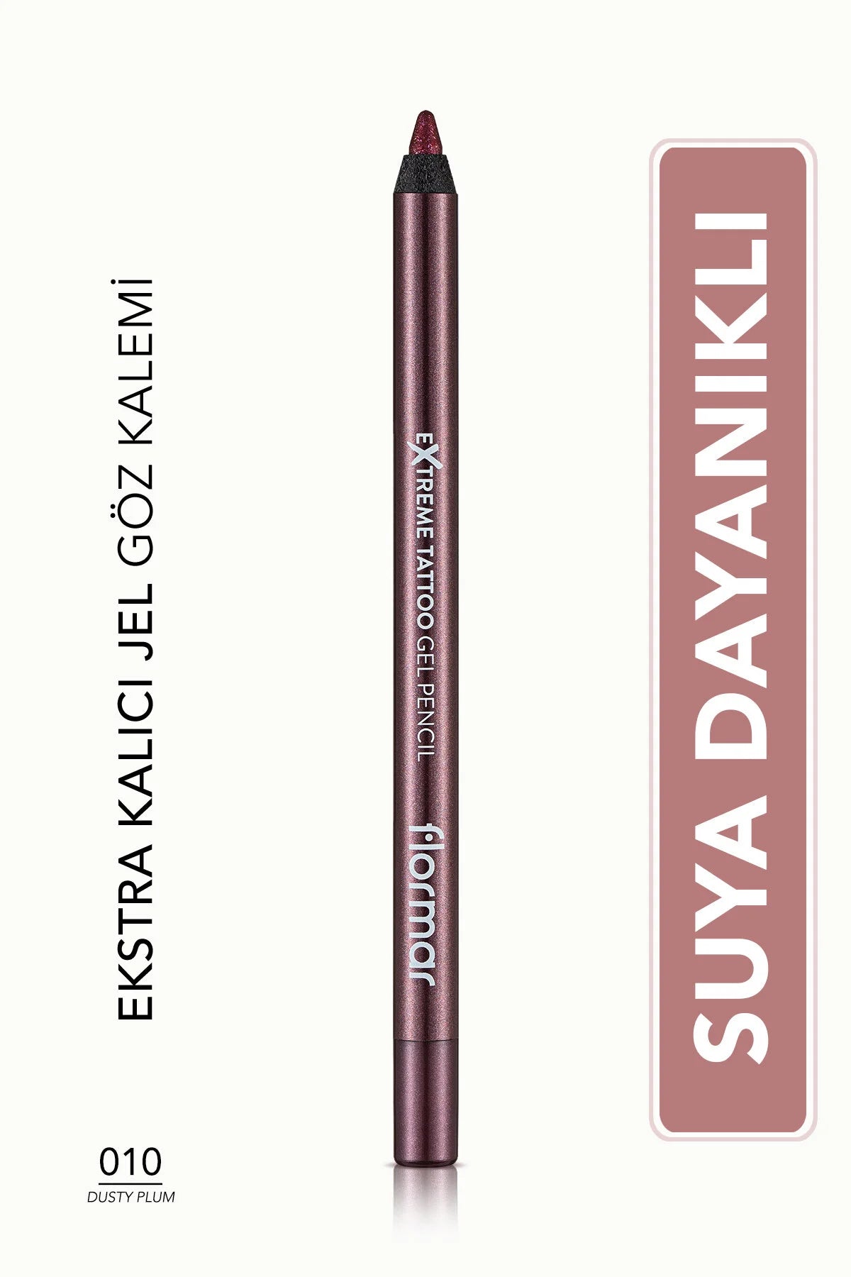 Flormar Extreme Tattoo Göz Kalemi 10 Dusty Plum önden görünüm