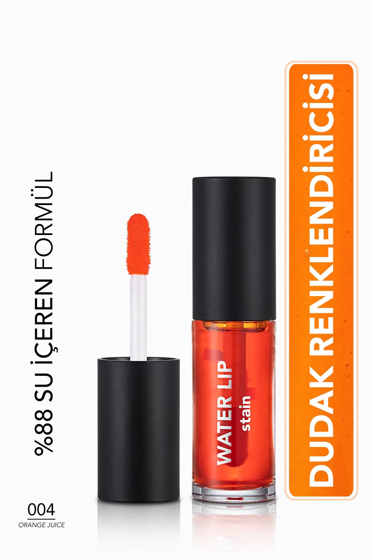 Flormar Water Lip Stain Orange Juice önden görünüm
