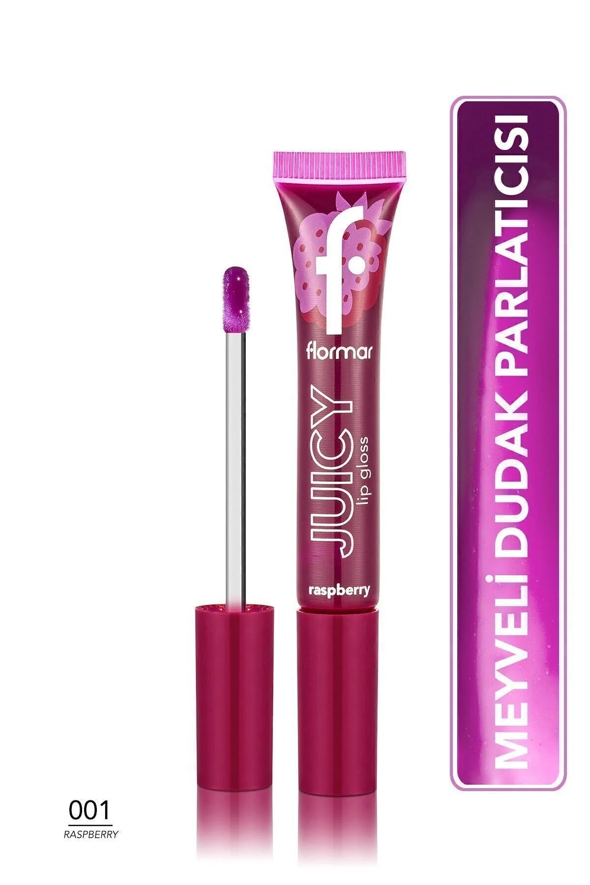 Flormar Meyve Aromalı Dudak Parlatıcısı – 001 Raspberry