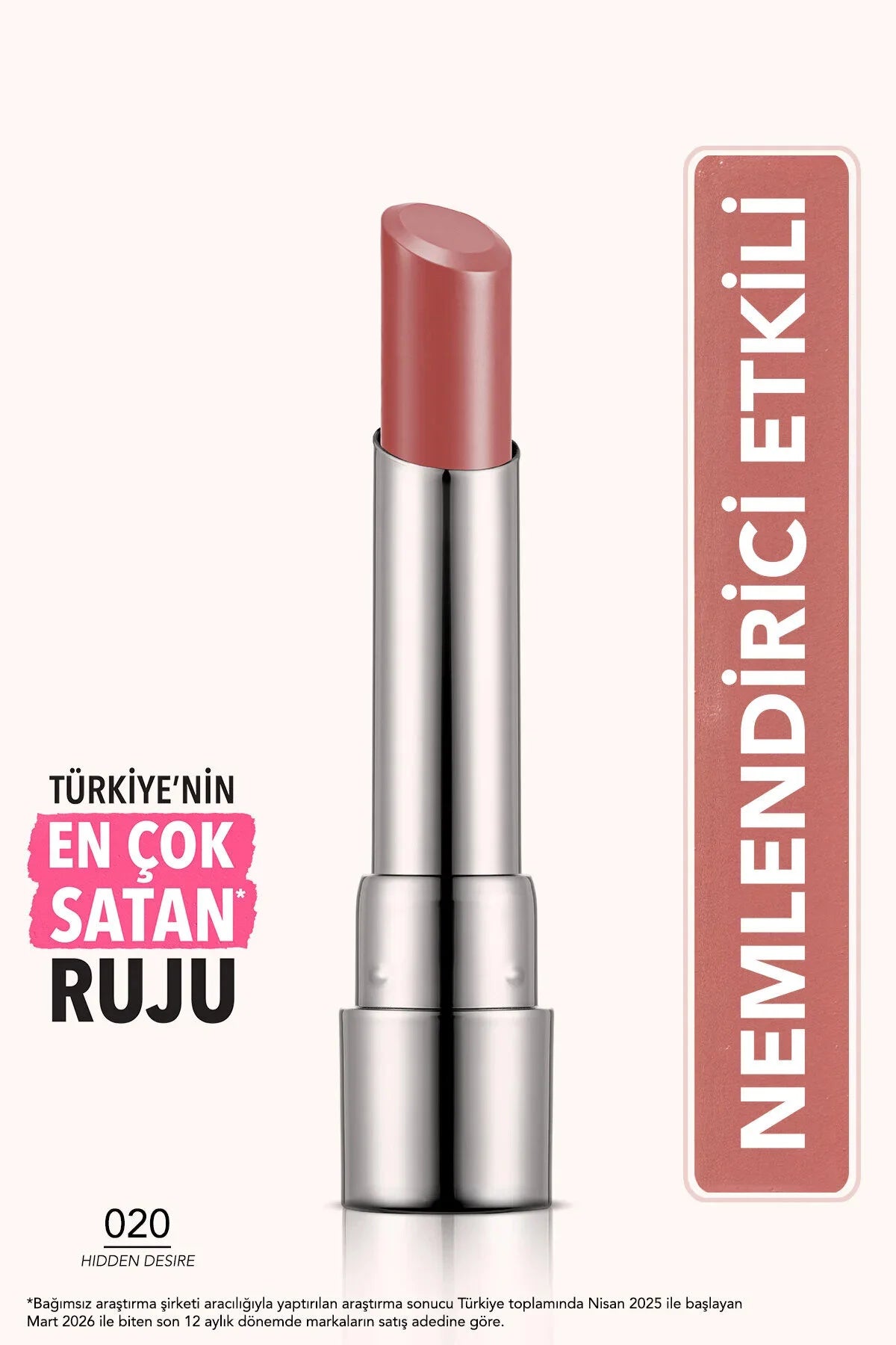 Flormar Sheer Up Nemlendirici Parlak Ruj – SLS-020 Hidden Desire