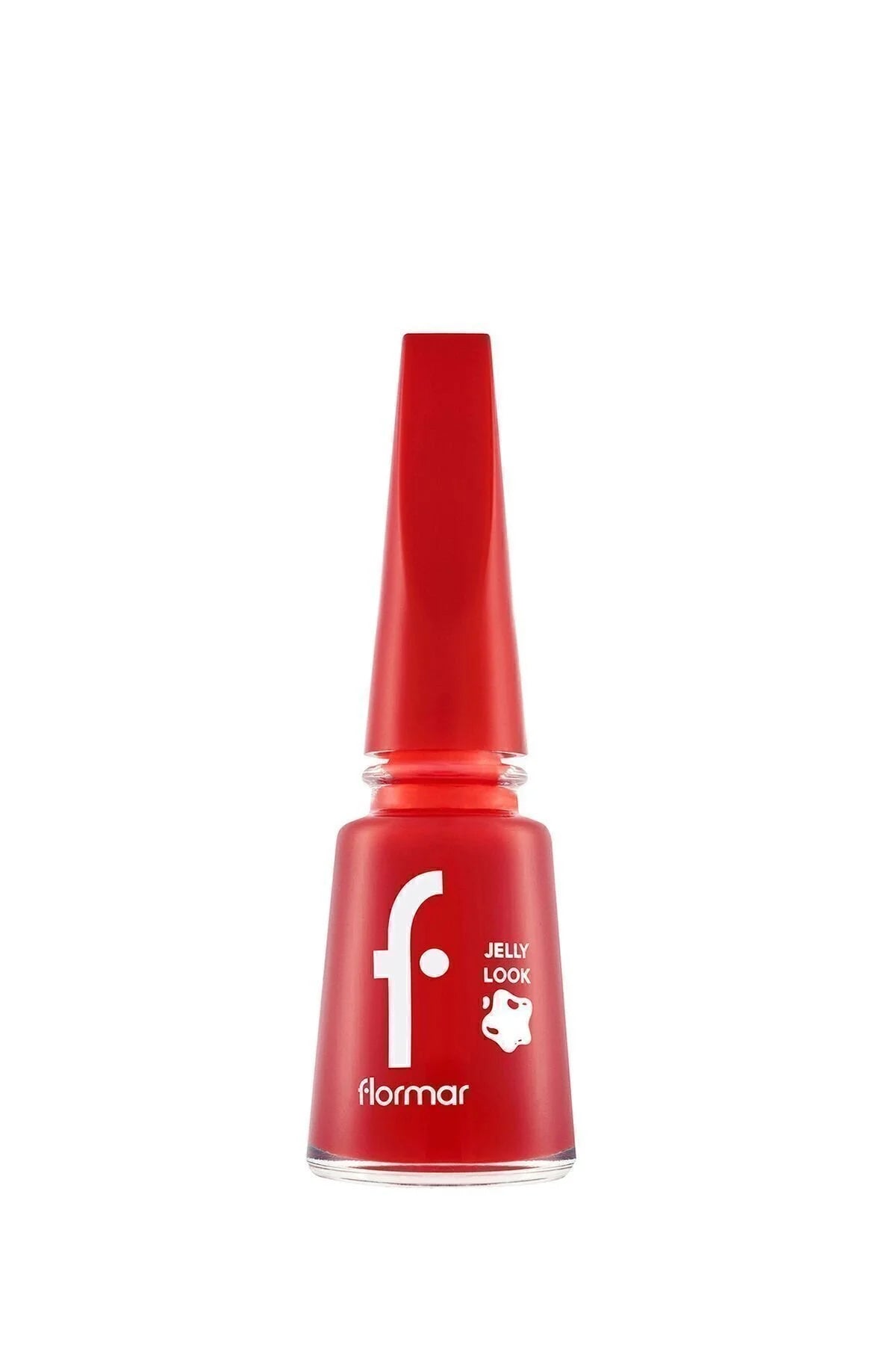 Flormar Jel Görünümlü Parlak Oje – Jelly Look Nail Enamel – JL04 Scarlet