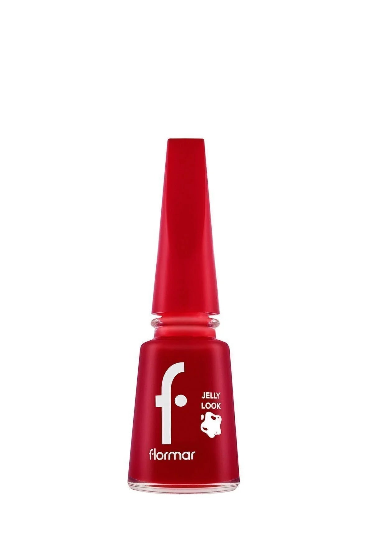 Flormar Jel Görünümlü Parlak Oje – Jelly Look Nail Enamel – JL23 Stunning Red