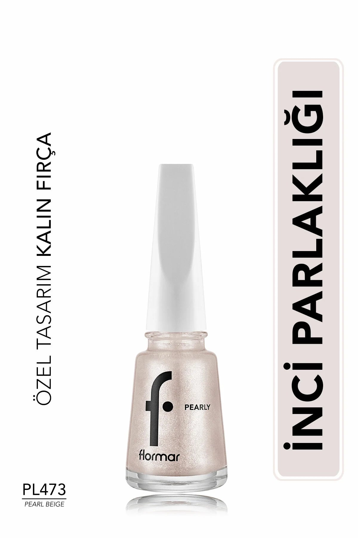 Flormar Pearly Oje Pearl Beige önden görünüm