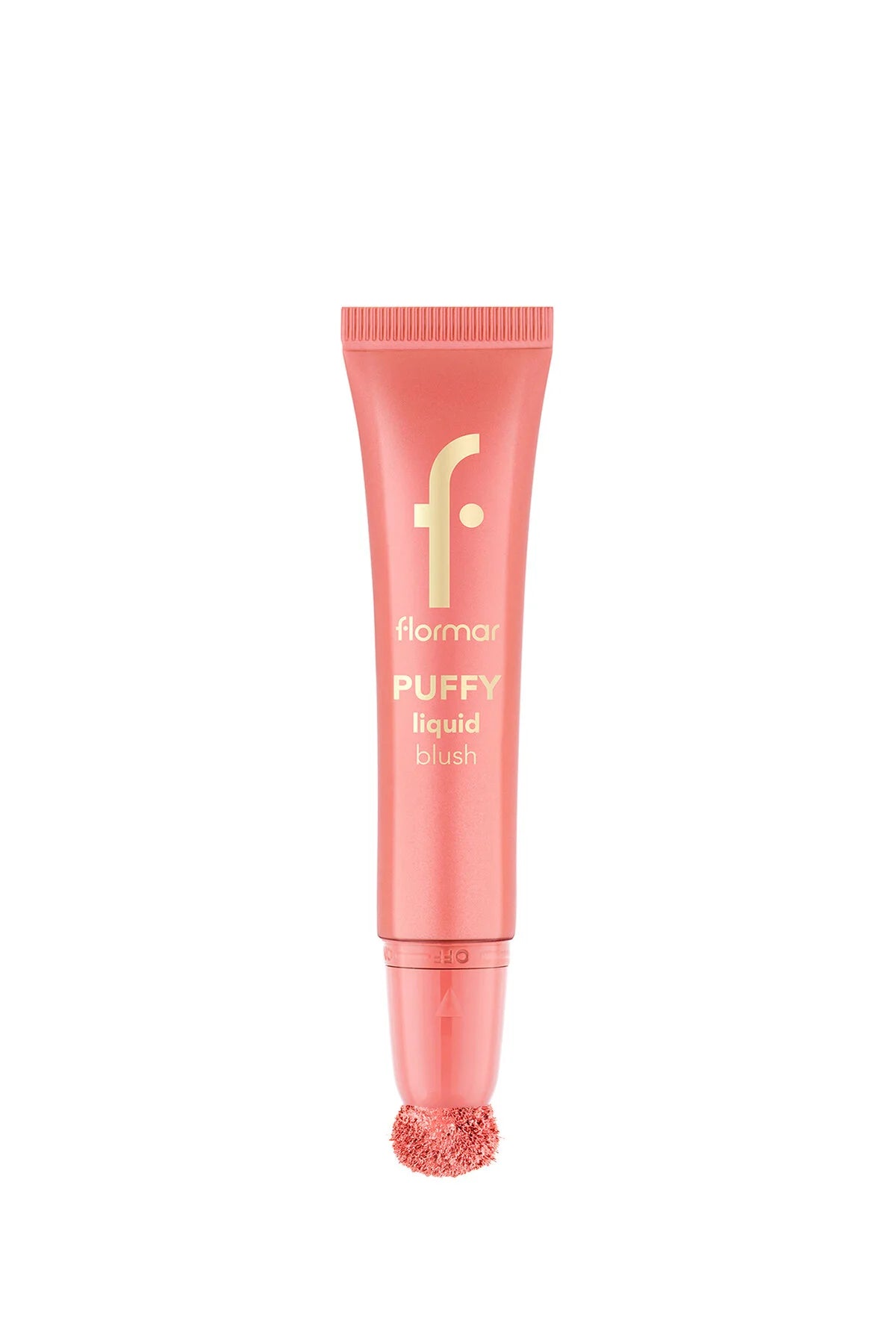 Flormar Puffy Likit Allık 001 Pinky Glow kullanım görseli