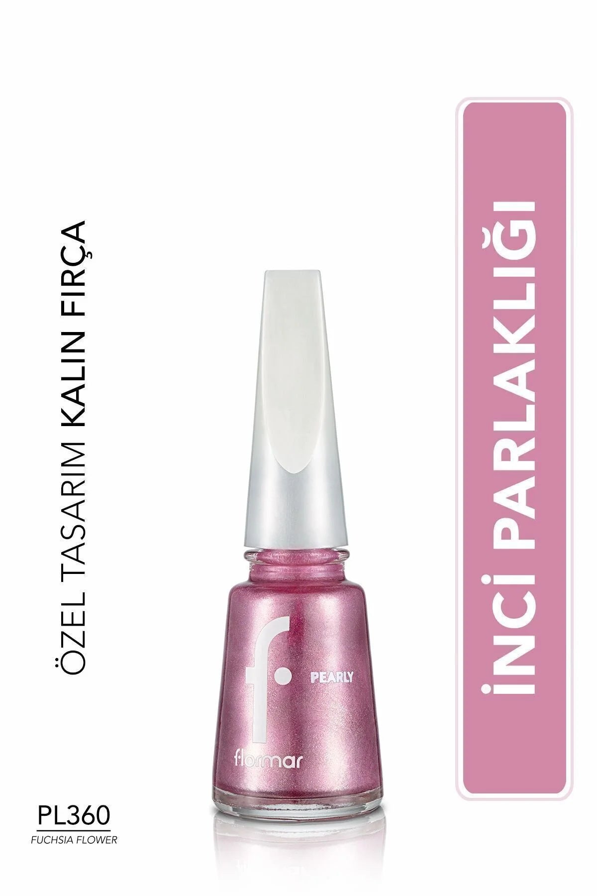 Flormar Pearly Oje Fuchsia Flower önden görünüm
