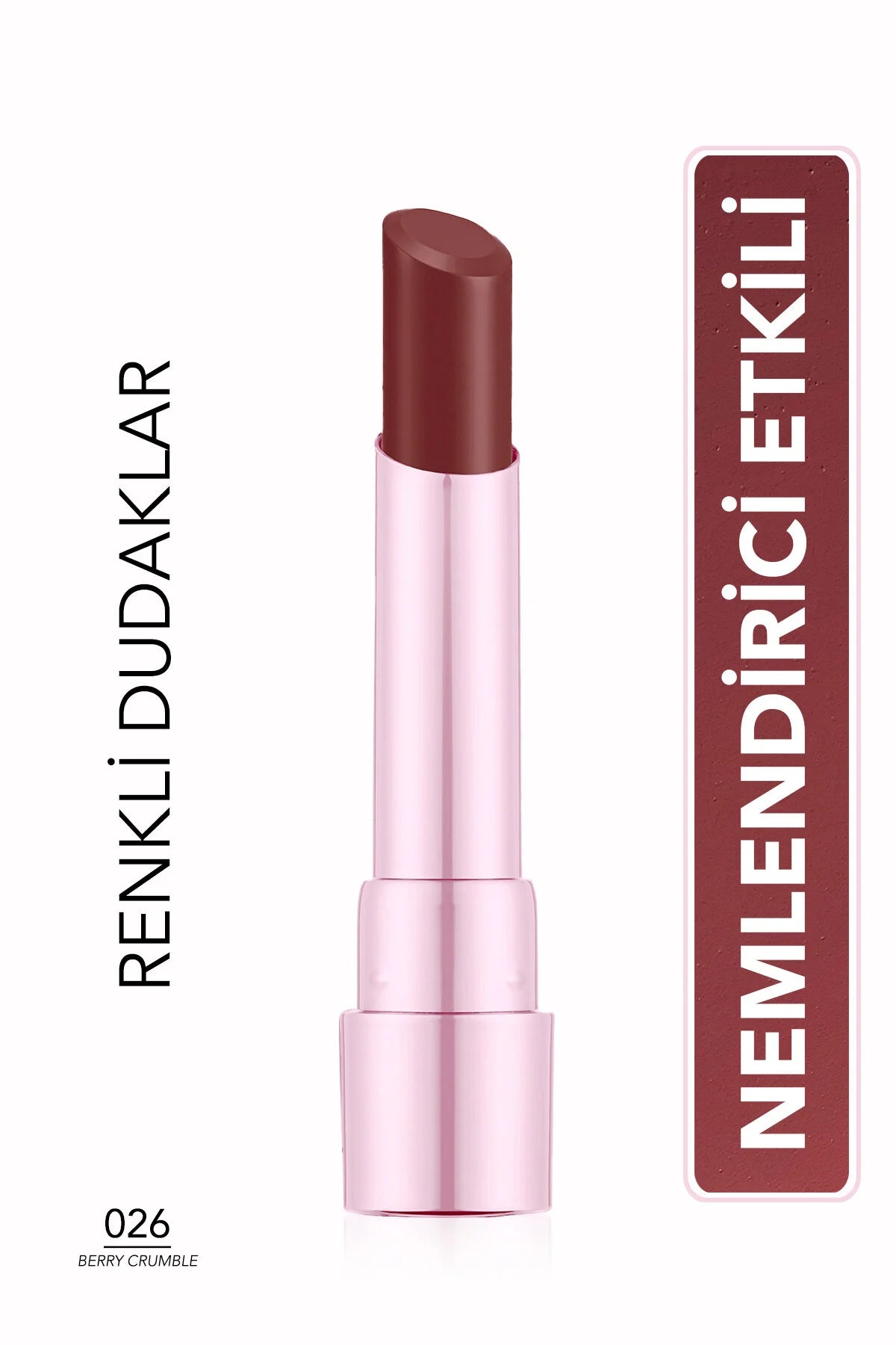 Flormar Sweet Escape Ruj 026 Berry Crumble önden görünüm