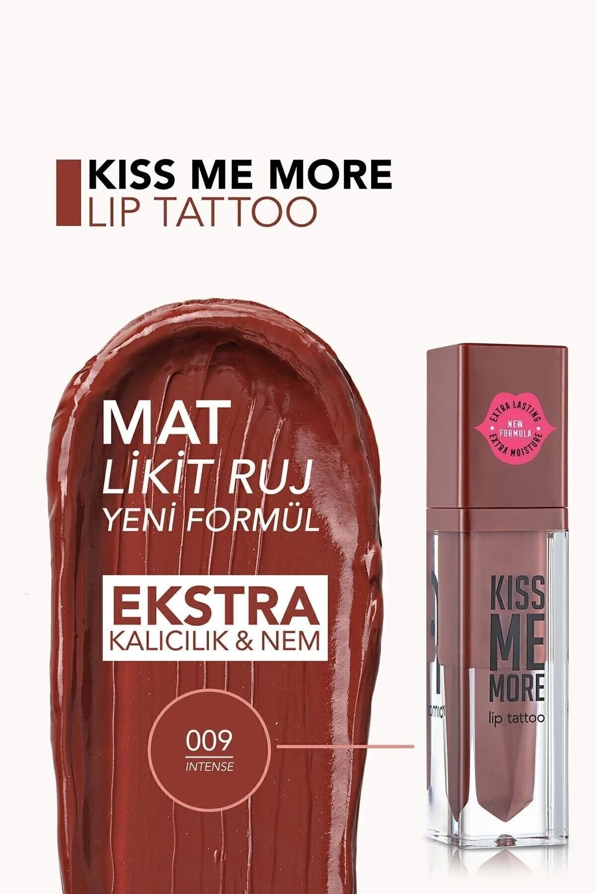 Flormar Kiss Me More Mat Ruj Intense detay görünüm