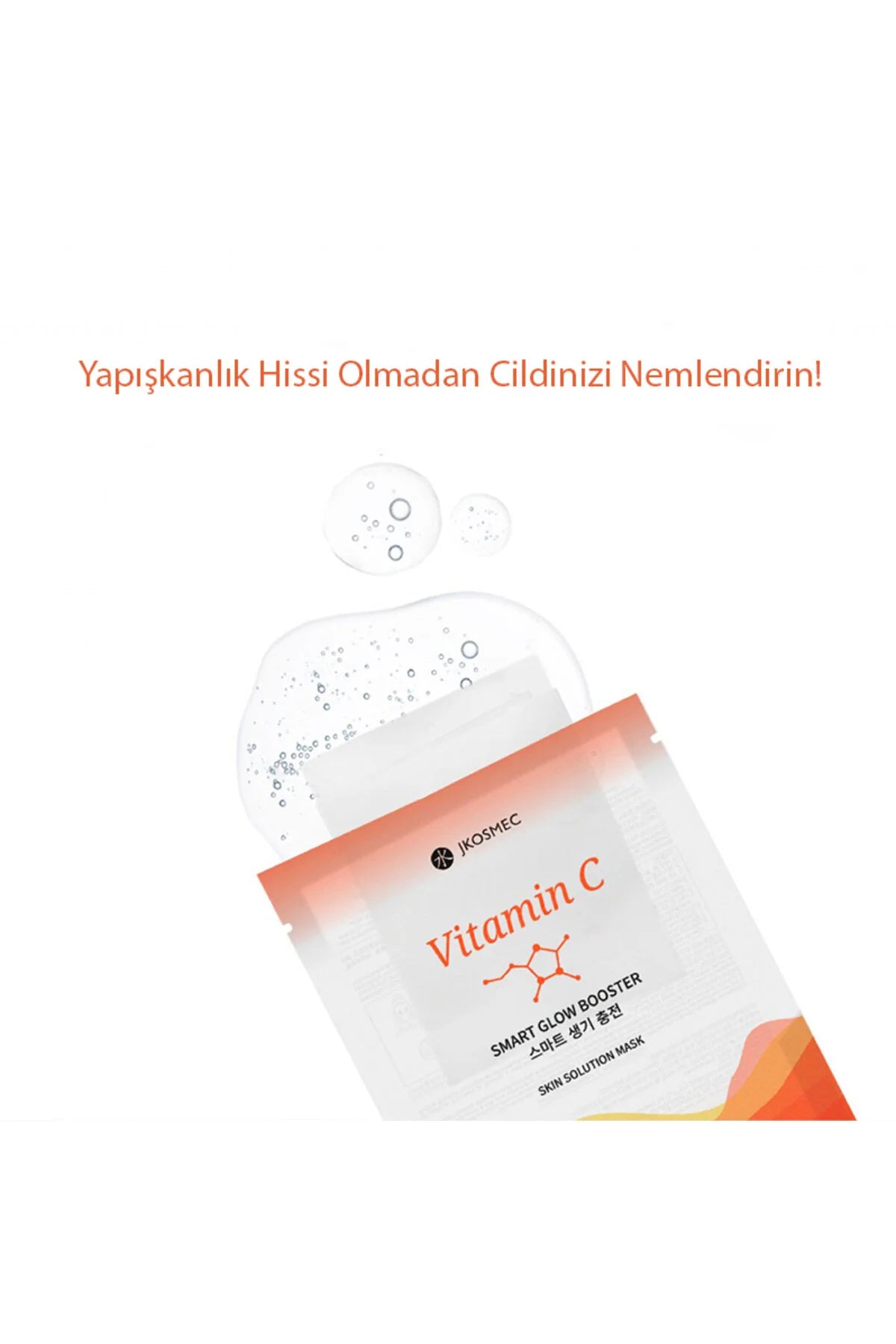 Jkosmec Bitki Özlü Tek Kullanımlık Kağıt Yüz Maskesi