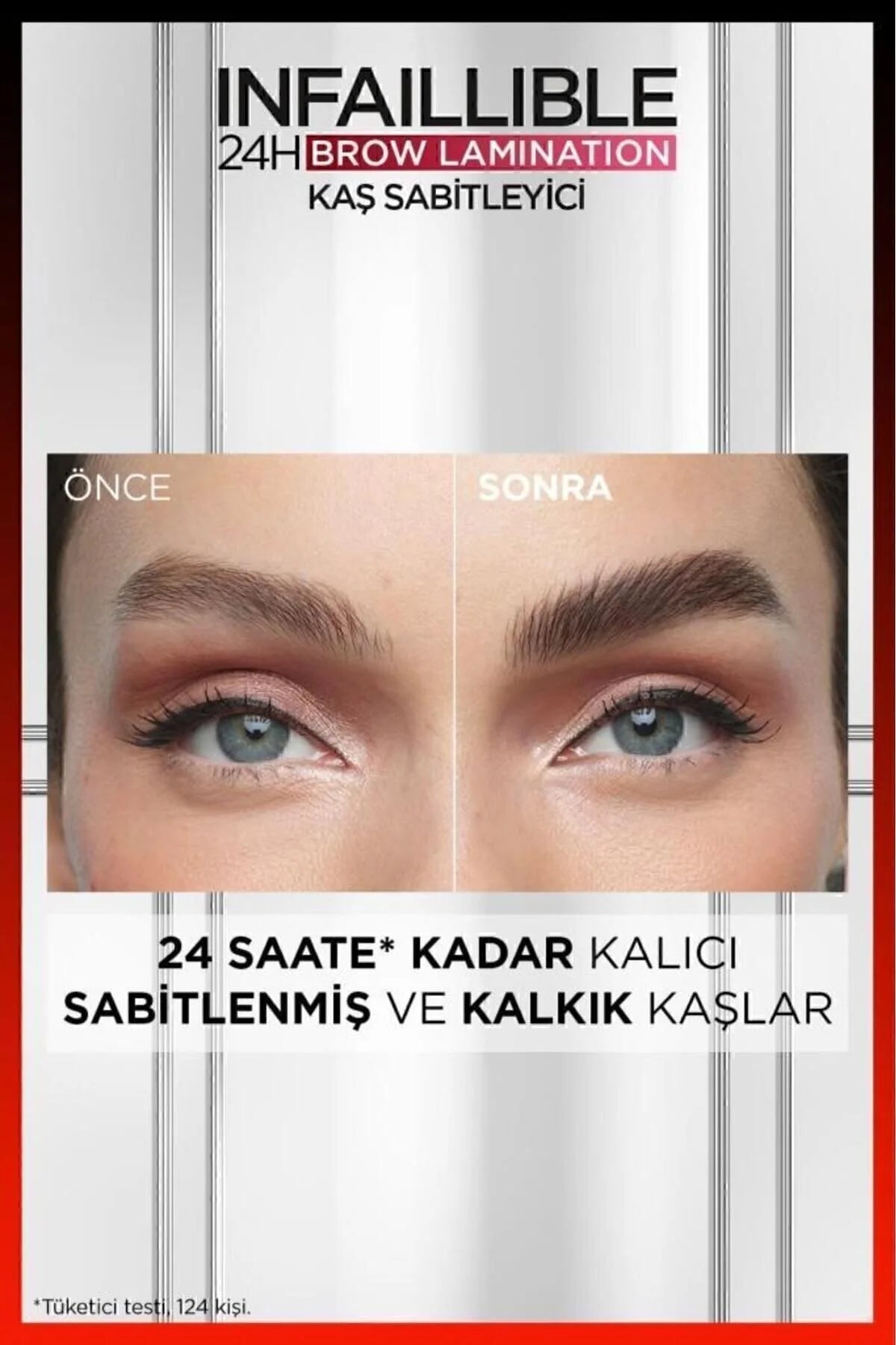 L'Oréal Infaillible 24H Brow Lamination Şeffaf Kaş Sabitleyici