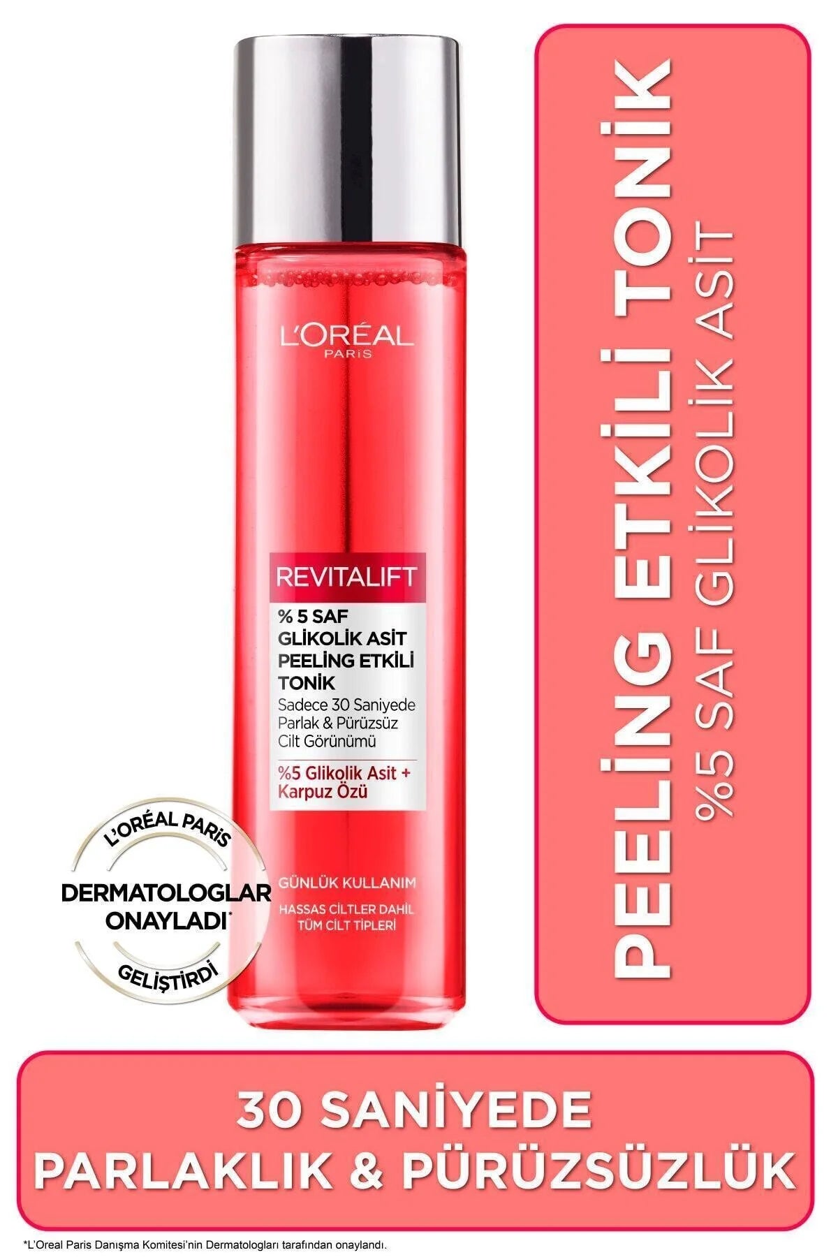 L'Oréal Revitalift %5 Saf Glikolik Asit Peeling Etkili Tonik 180 ml