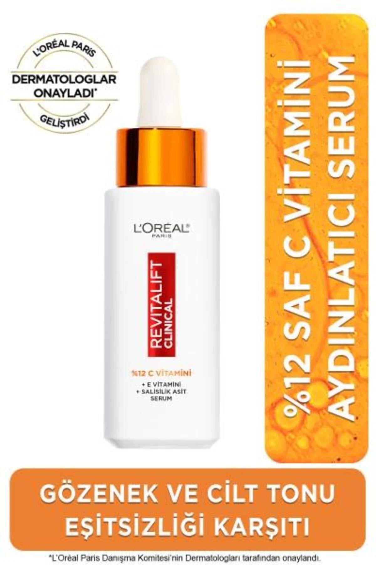 L'Oréal Revitalift Clinical 12 Saf C Vitamini Aydınlatıcı Serum 30 ml