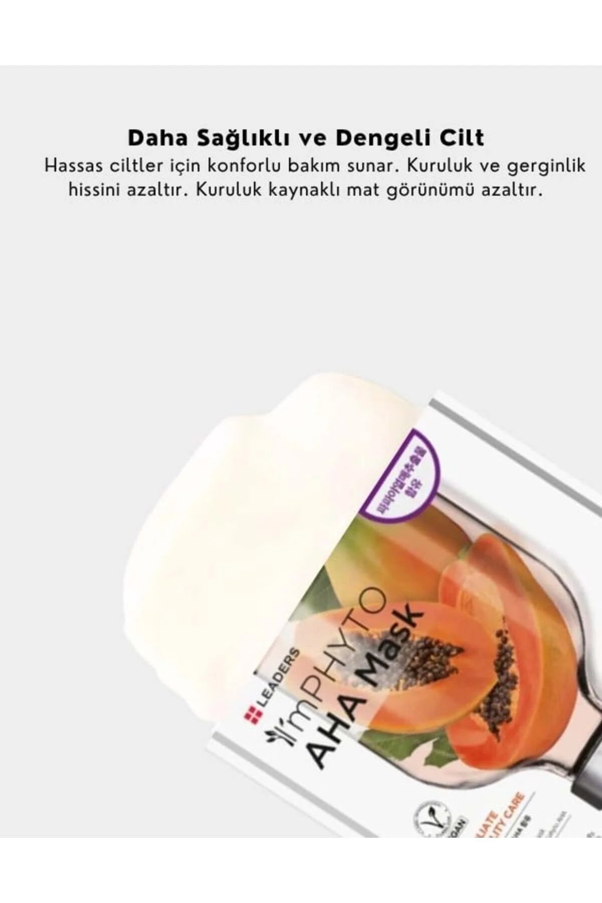 Leaders Aha Özlü Tek Kullanımlık Kağıt Yüz Maskesi