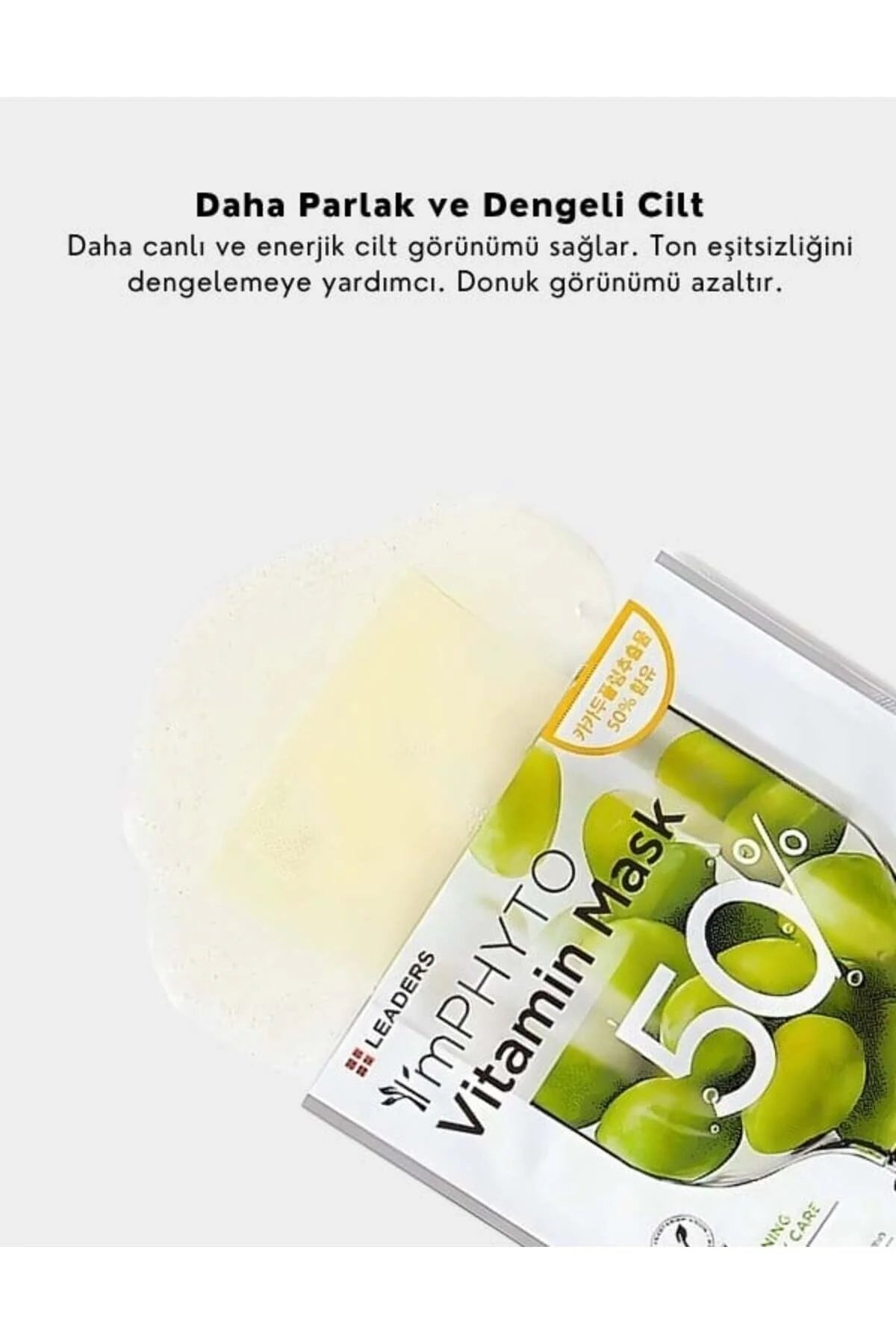Leaders Vitamin Özlü Tek Kullanımlık Kağıt Yüz Maskesi