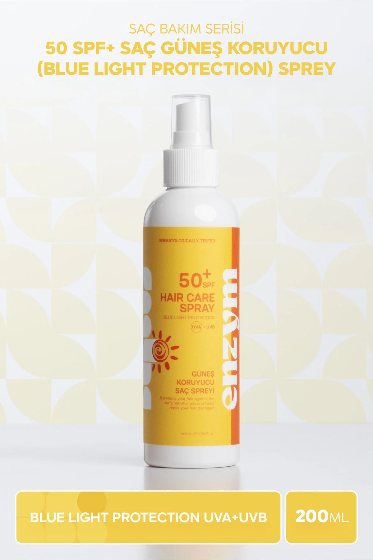 Enzym Cosmetics 50 SPF+ Saç Güneş Koruyucu Sprey 200 ml
