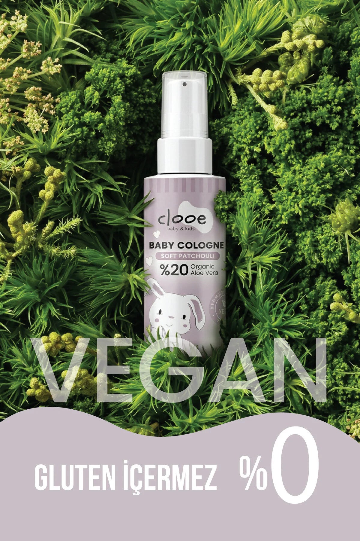 Clooe Vegan Bebek Kolonyası Paçuli 40ml kullanım örneği