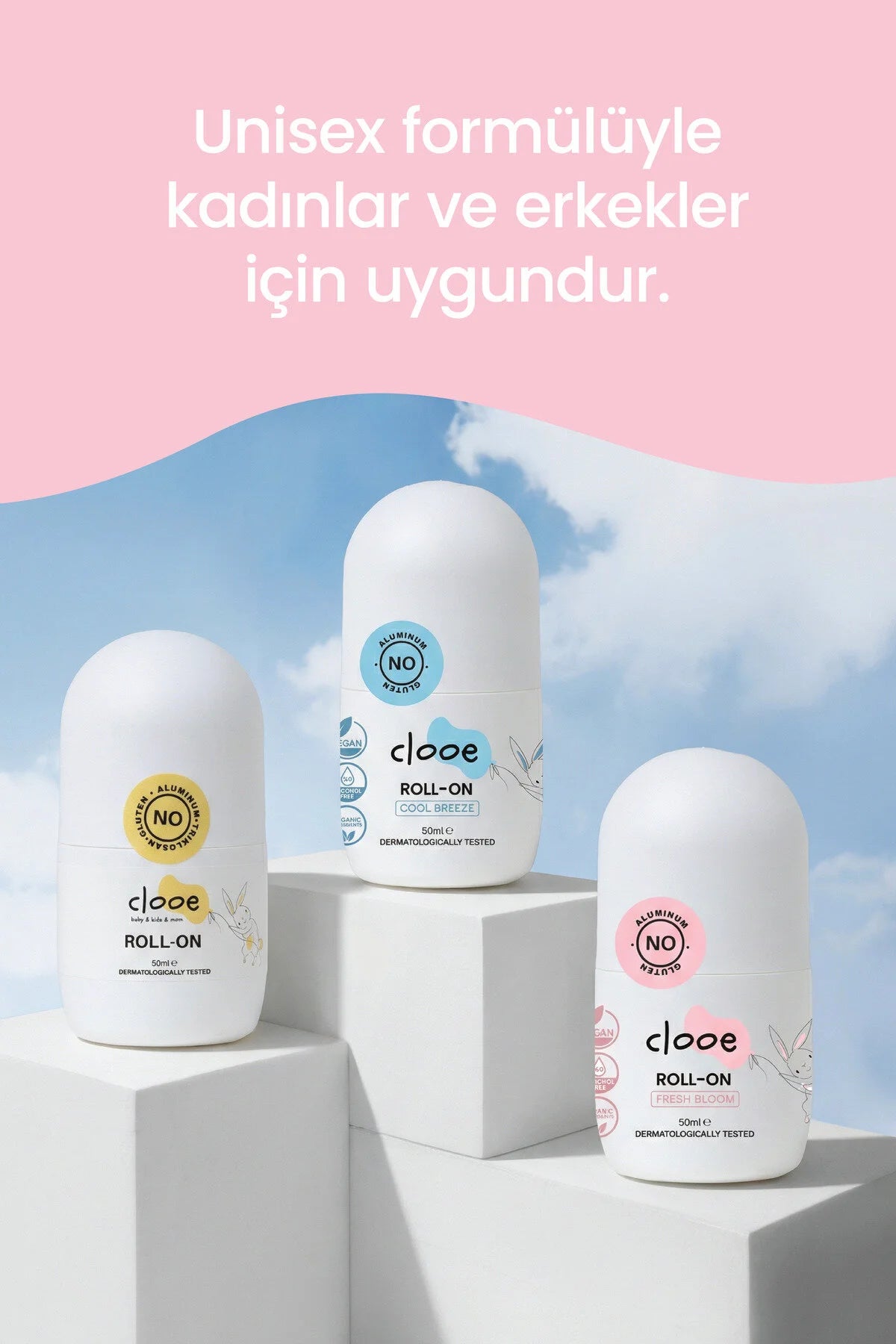 Clooe Fresh Bloom Roll-On Deodorant ambalaj görünümü