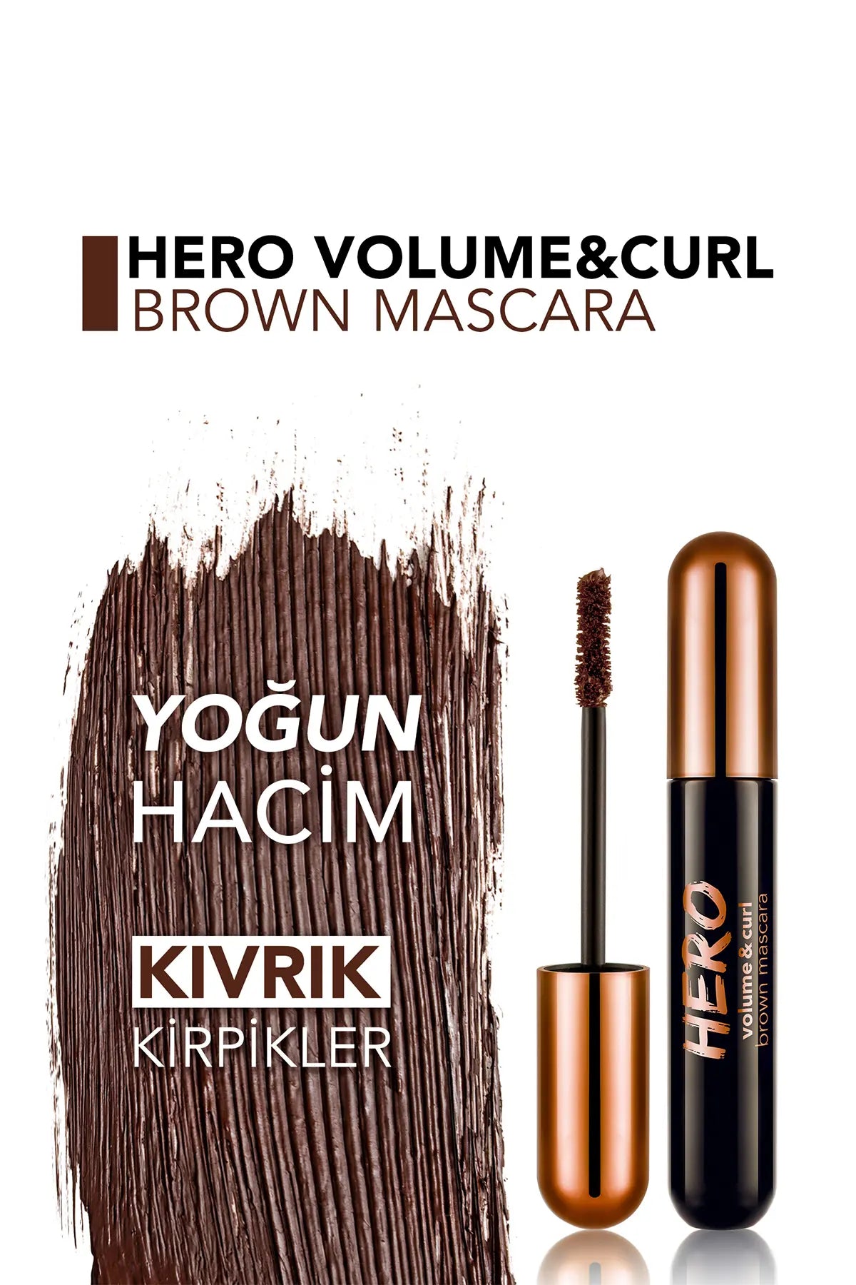 Flormar Hero Volume Curl Maskara detay görünüm