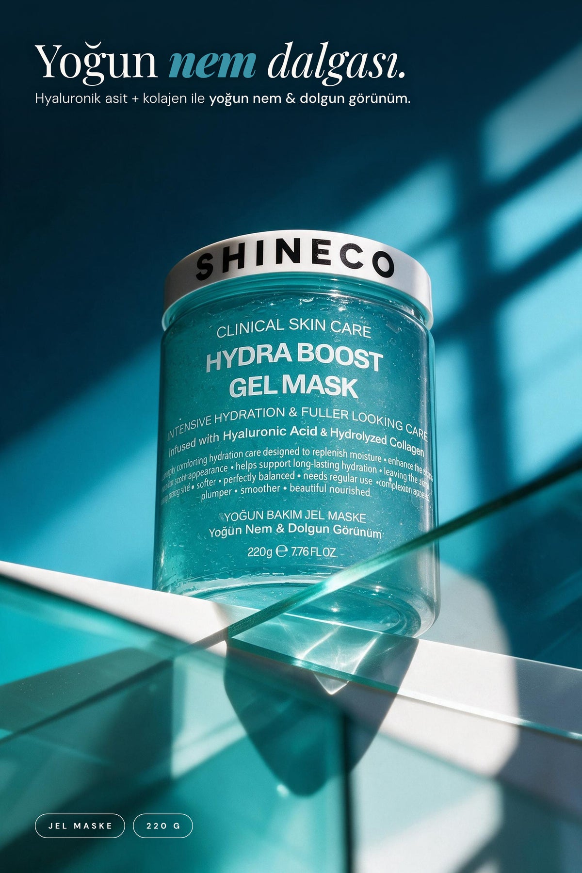 Shineco Nemlendirici Jel Maske 220 ml