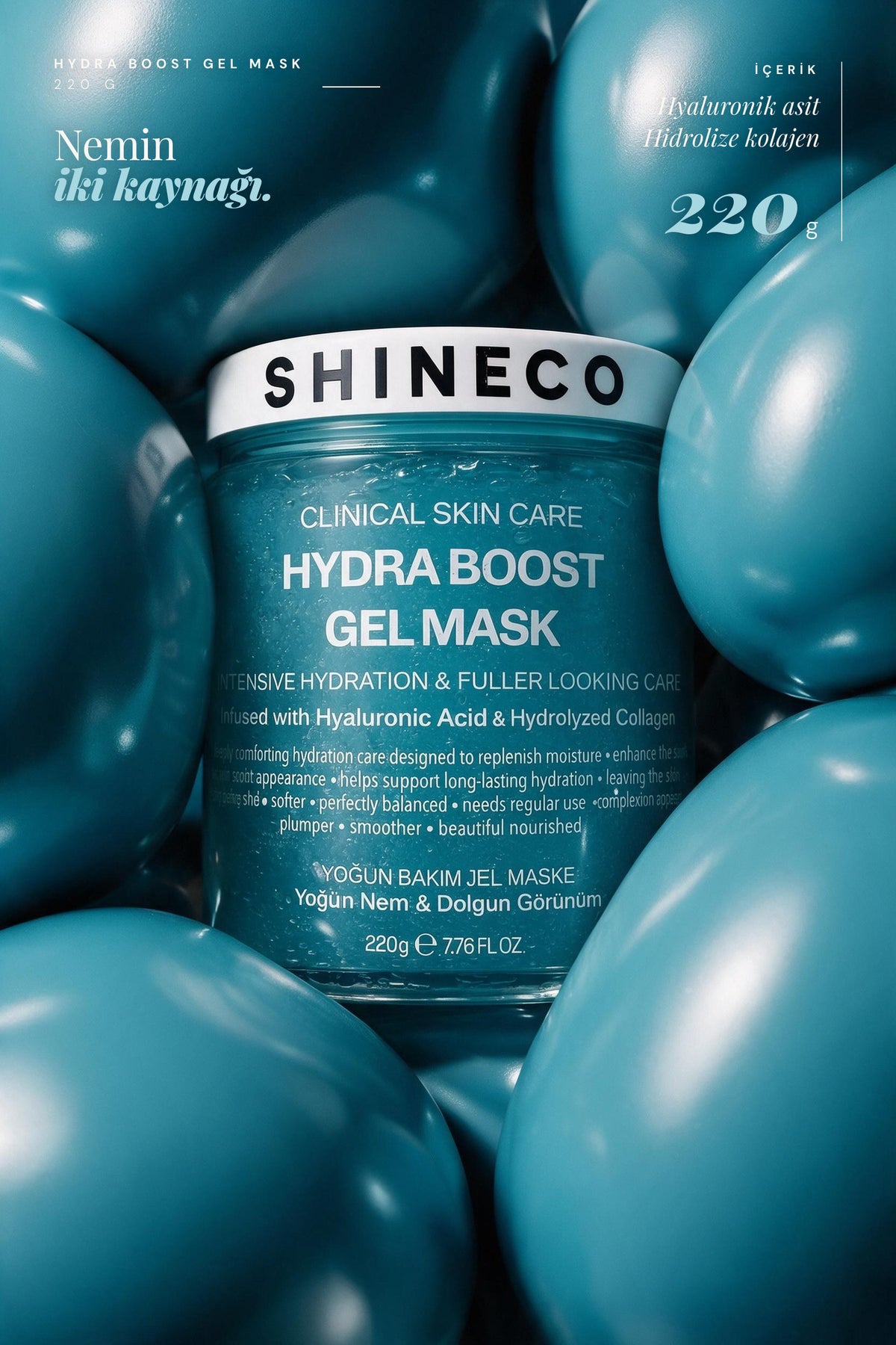 Shineco Nemlendirici Jel Maske 220 ml