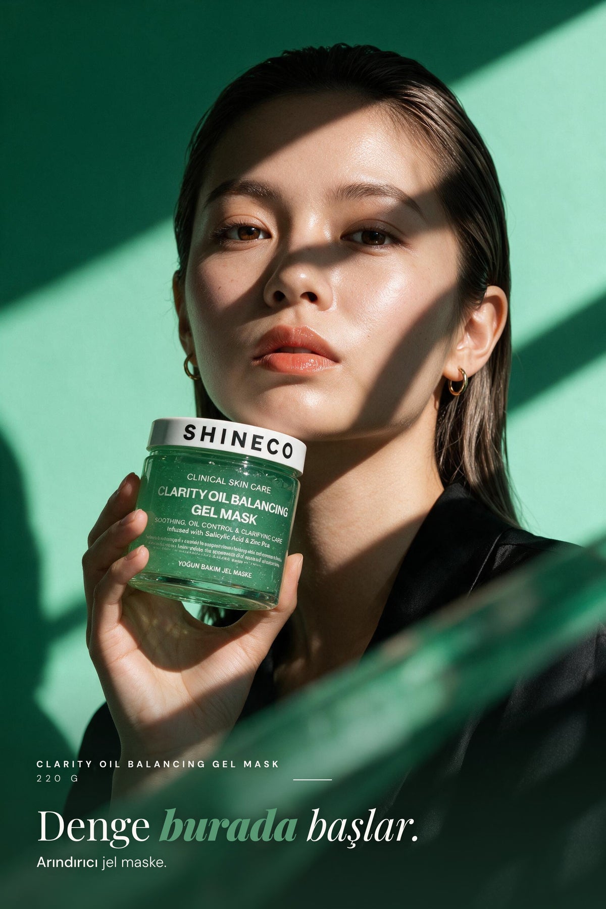 Shineco Yag Dengeleyici Jel Maske 220 ml