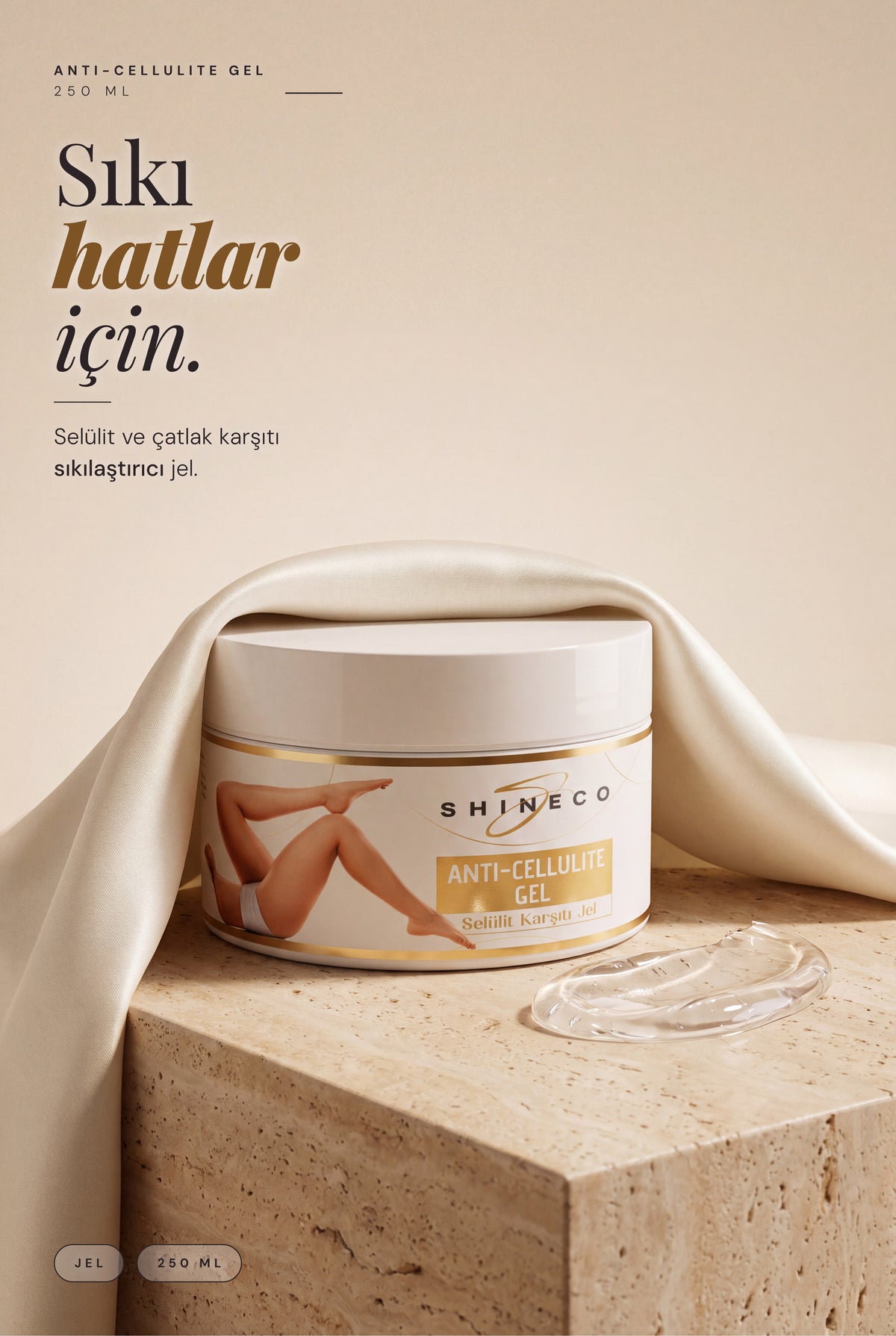 Shineco Slim Vucut Jeli 250 ml