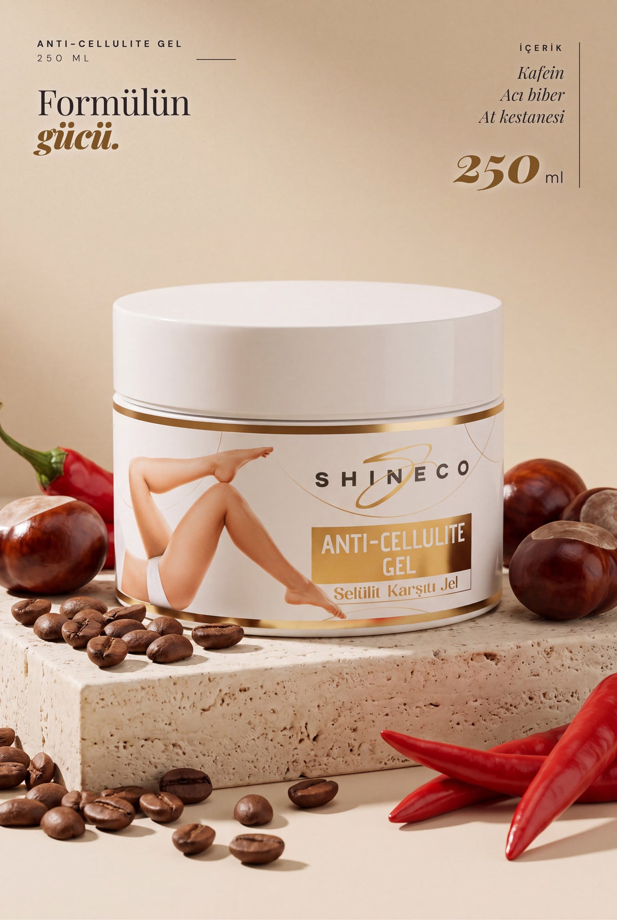 Shineco Slim Vucut Jeli 250 ml
