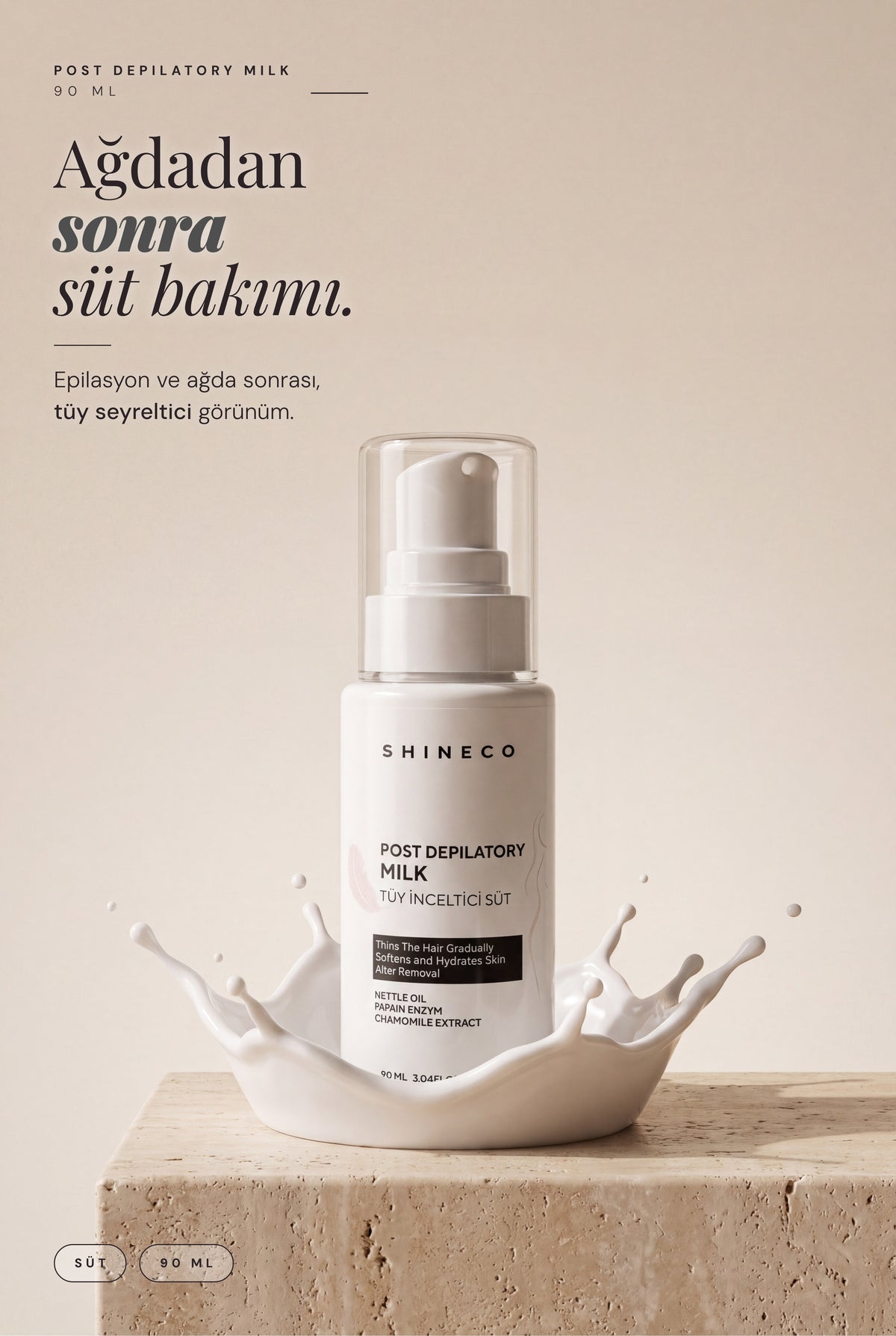 Shineco Epilasyon Sonrasi Bakim Sutu