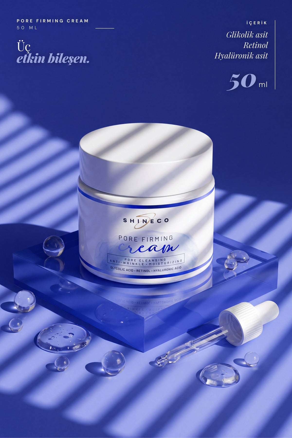 Shineco Gözenek Sıkılaştırıcı Bakım Kremi 50 ml