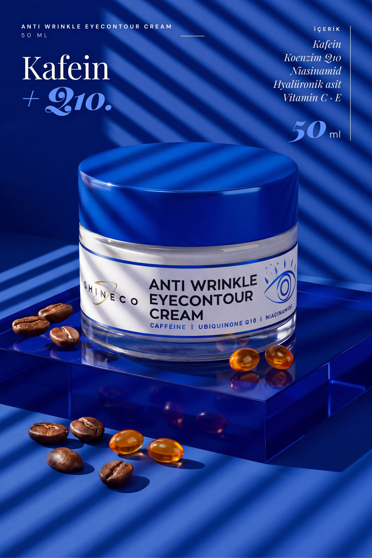 Shineco Kırışıklık Karşıtı Göz Çevresi Kremi 50 ml görsel 6