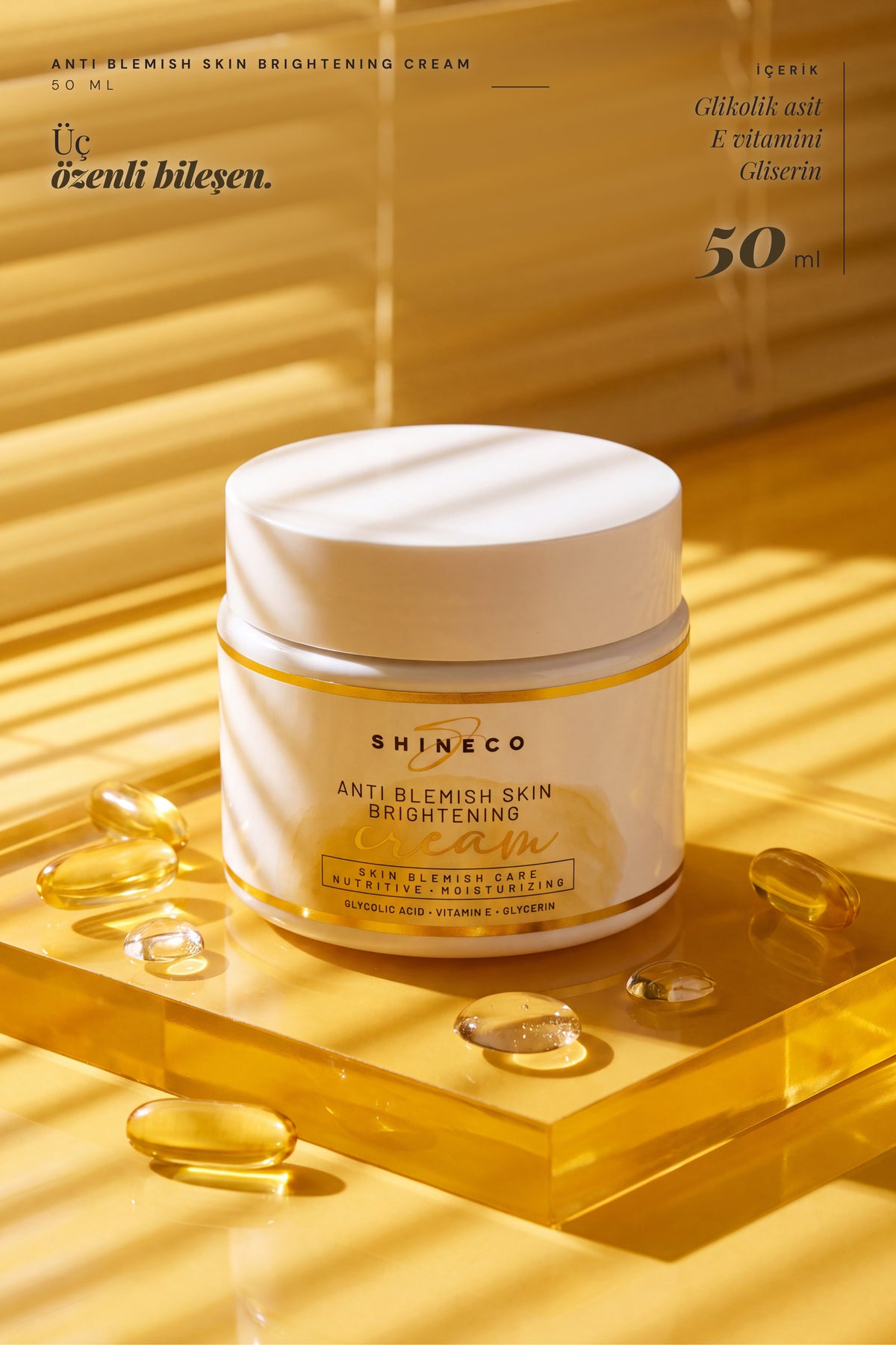 Shineco Leke Karşıtı Aydınlatıcı Bakım Kremi 50 ml
