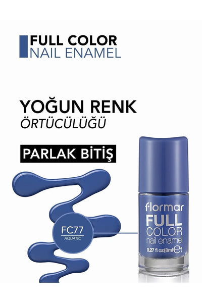 Flormar Full Color Yoğun Pigmentli Parlak Oje ürün detay görseli
