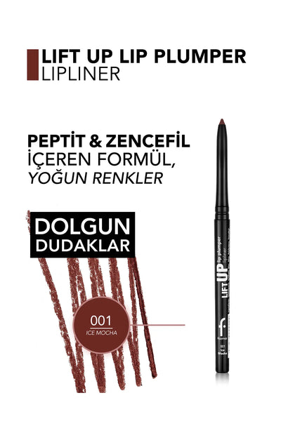 Flormar Lift Up Lip Plumper Lipliner – 001 Ice Mocha