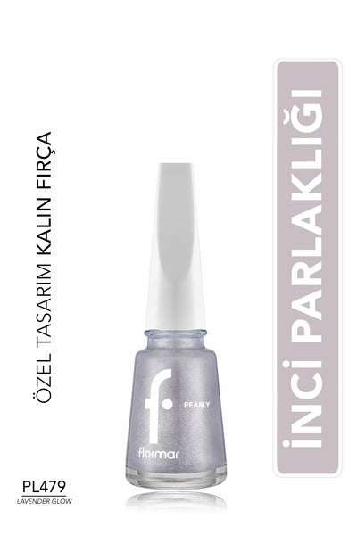Flormar Pearly Oje Lavender Glow önden görünüm