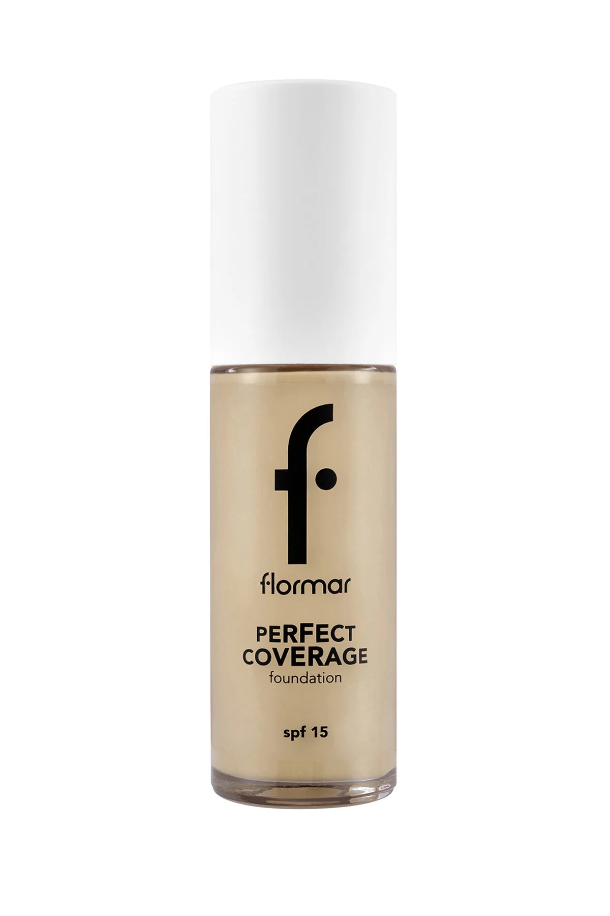 Flormar Perfect Coverage Fondöten Soft Beige arka etiket içerik listesi
