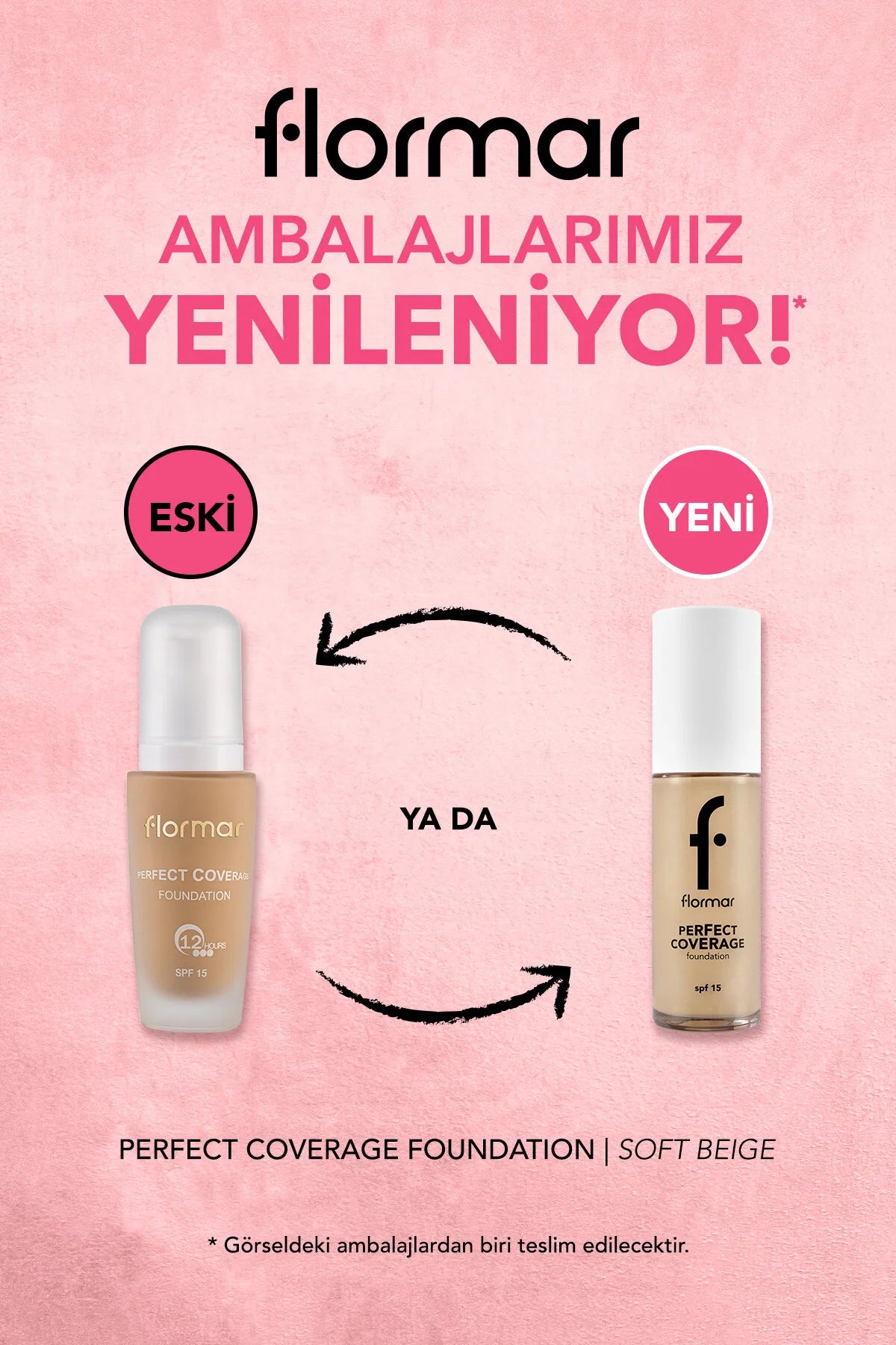 Flormar Perfect Coverage Yüksek Pigmentli & Yarı Parlak Bitişli SPF15 Fondöten – 102 Soft Beige