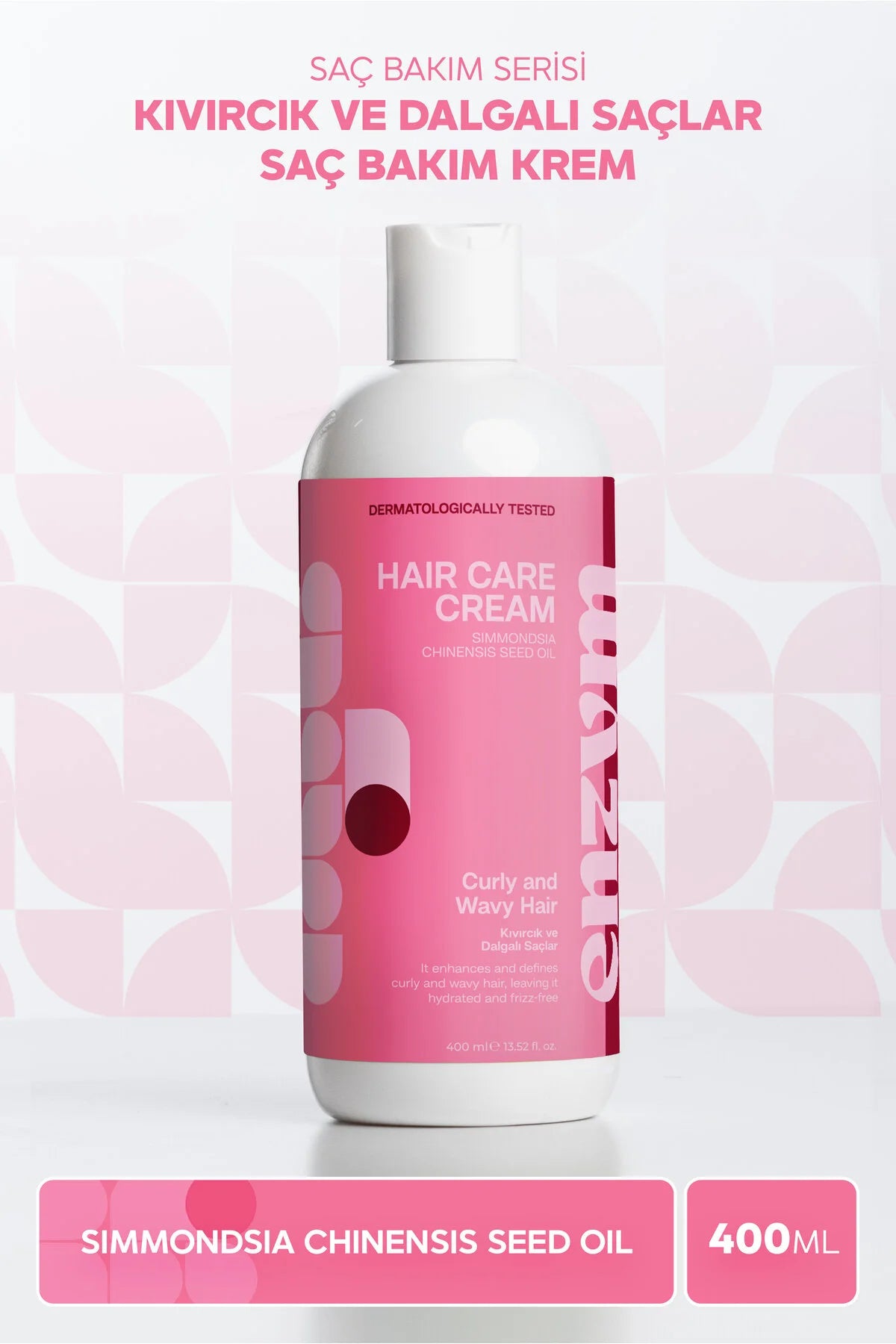 Enzym Cosmetics Bukle Belirginleştirici Saç Bakım Kremi 400 ml