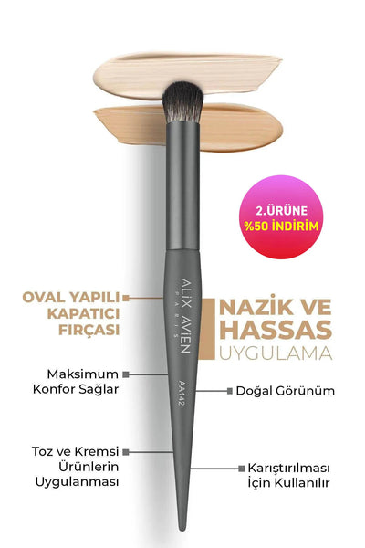 Alix Avien Round AA142 Oval Yapılı Kapatıcı Fırçası